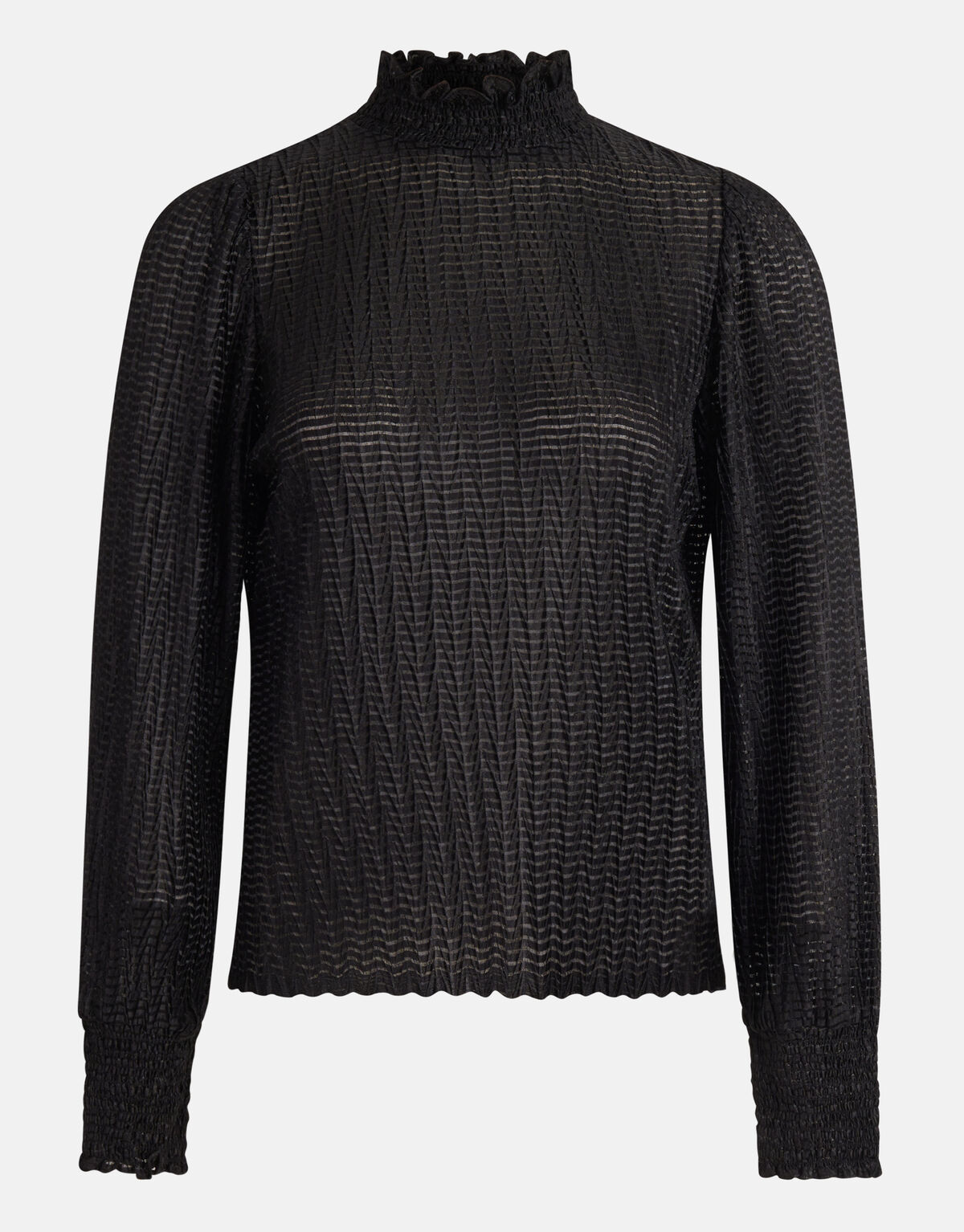 Textur Top Schwarz SHOEBY WOMEN