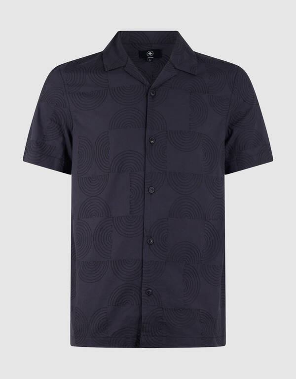 MultMultiple Embroidery T-Shirt Dunkelgrau SHOEBY MEN