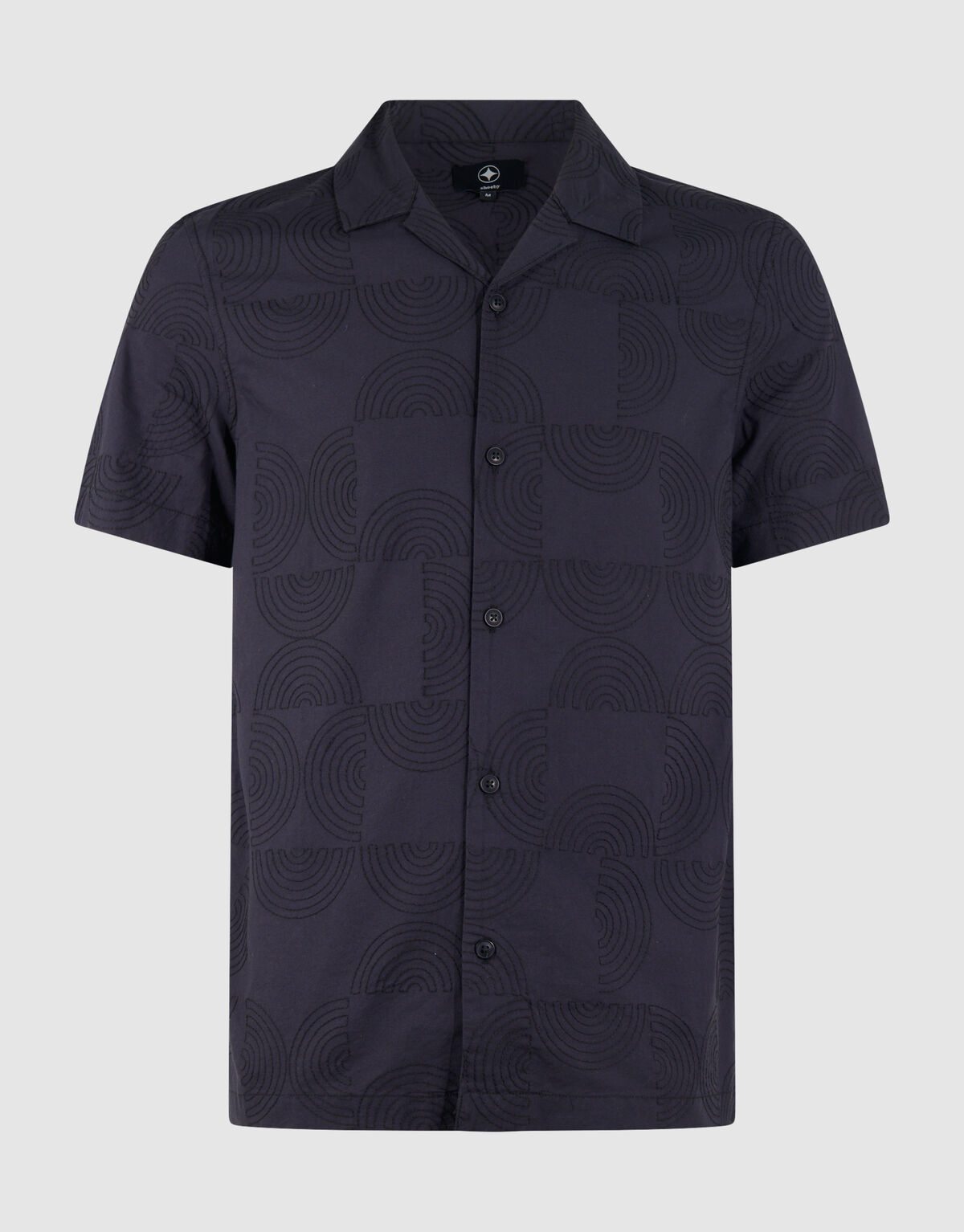 MultMultiple Embroidery T-Shirt Dunkelgrau SHOEBY MEN