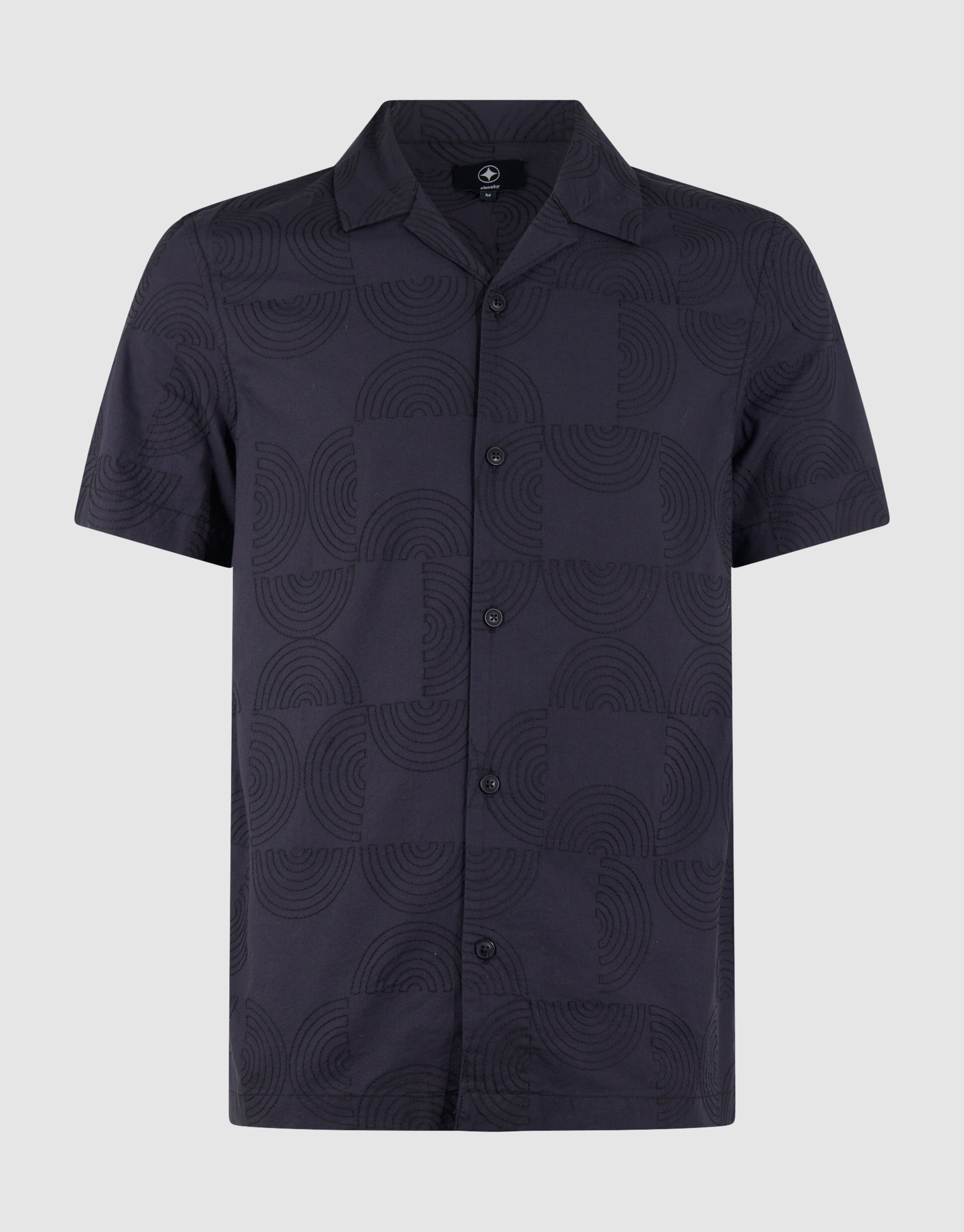 MultMultiple Embroidery T-Shirt Dunkelgrau SHOEBY MEN