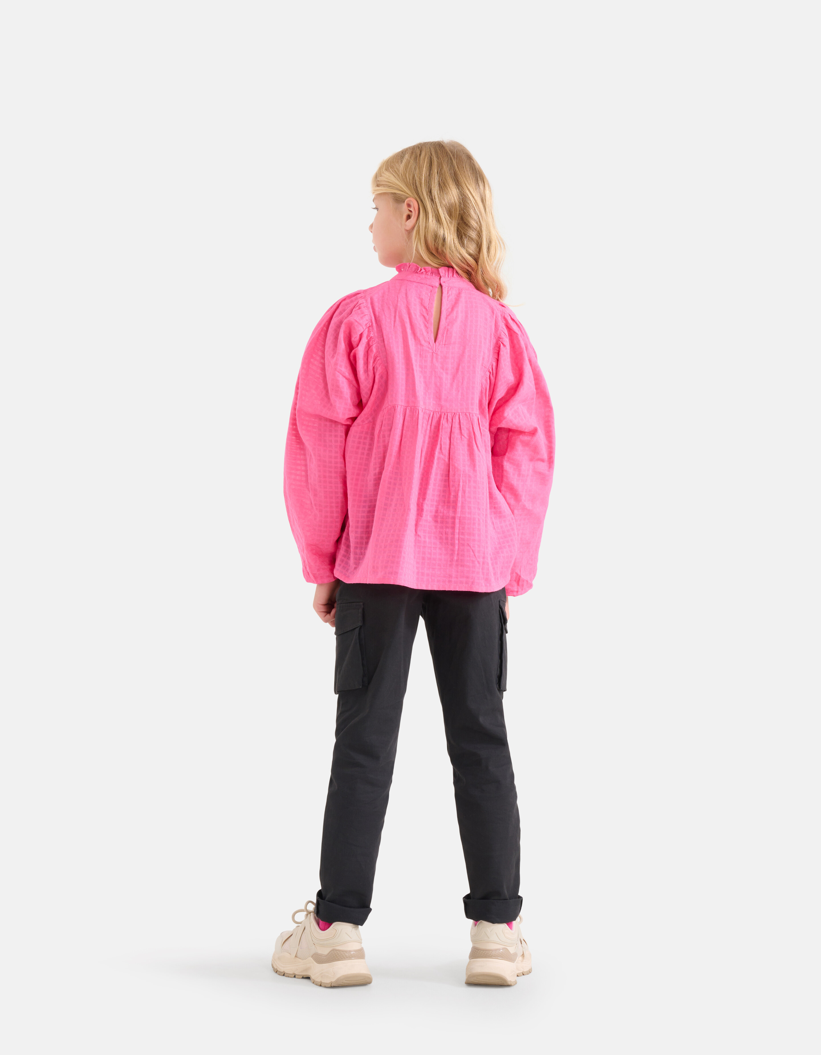 Bluse mit Tape-Detail Rosa SHOEBY GIRLS