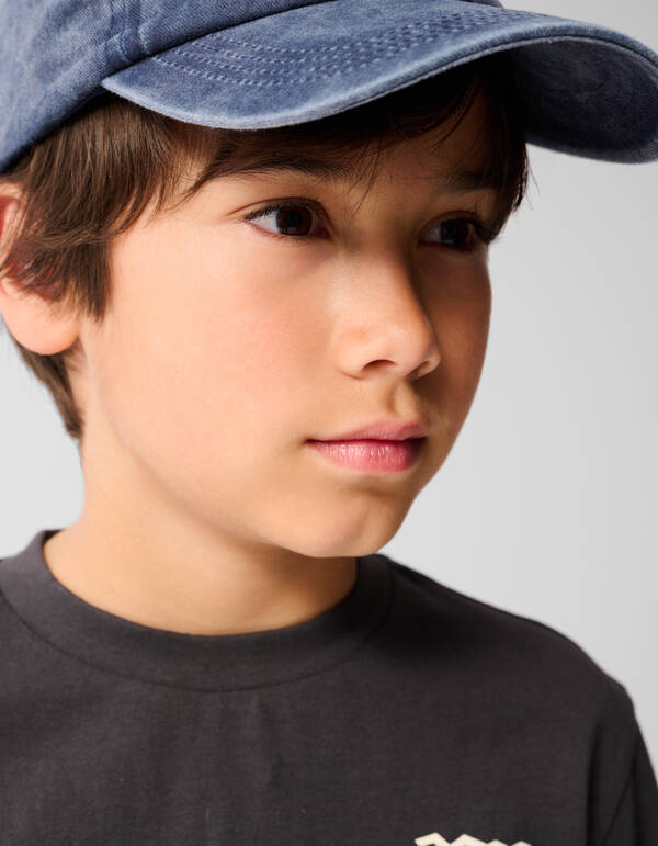 Paradise Artwork T-shirt Dunkelgrau SHOEBY BOYS