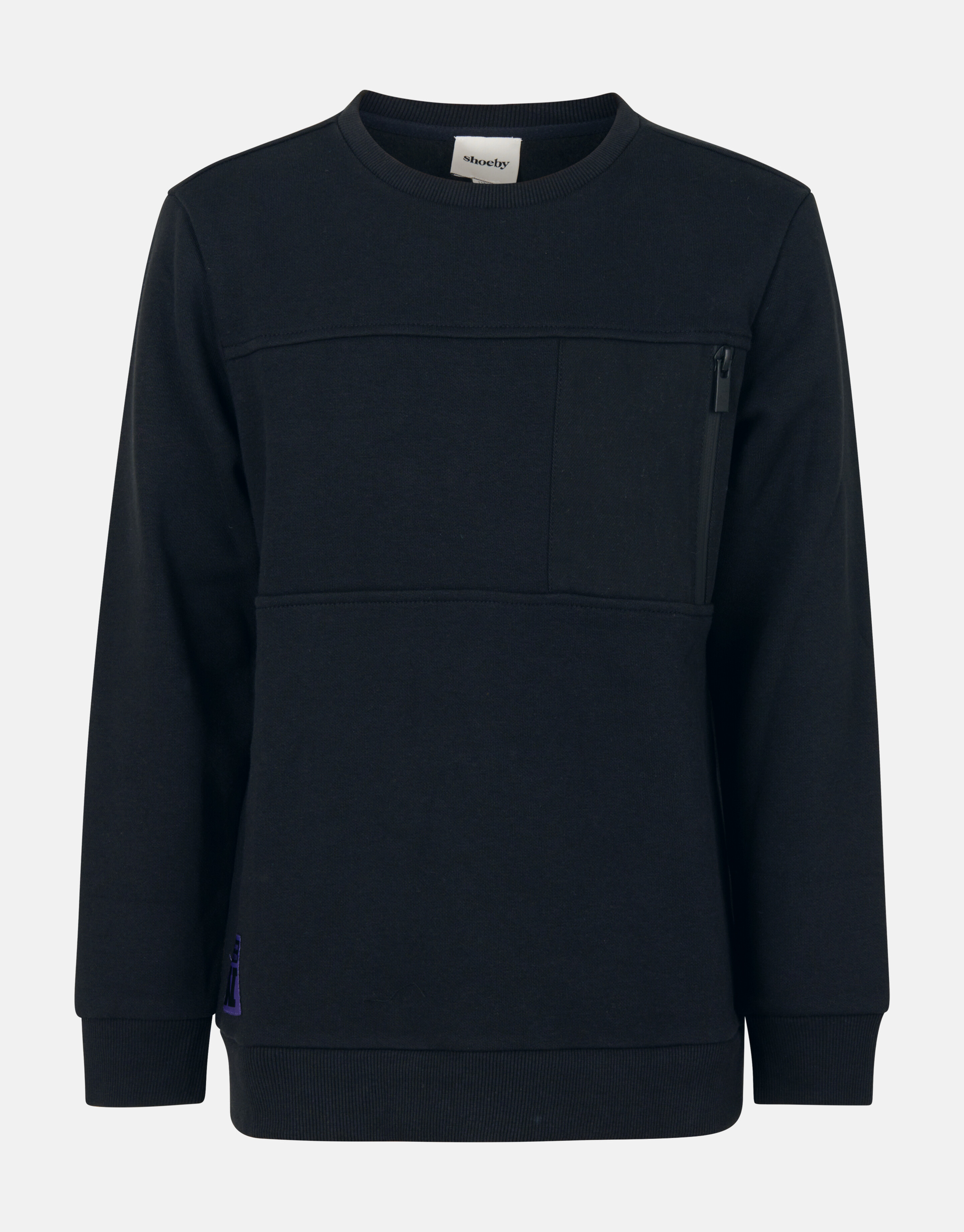 Pullover mit Reißverschluss Schwarz SHOEBY BOYS