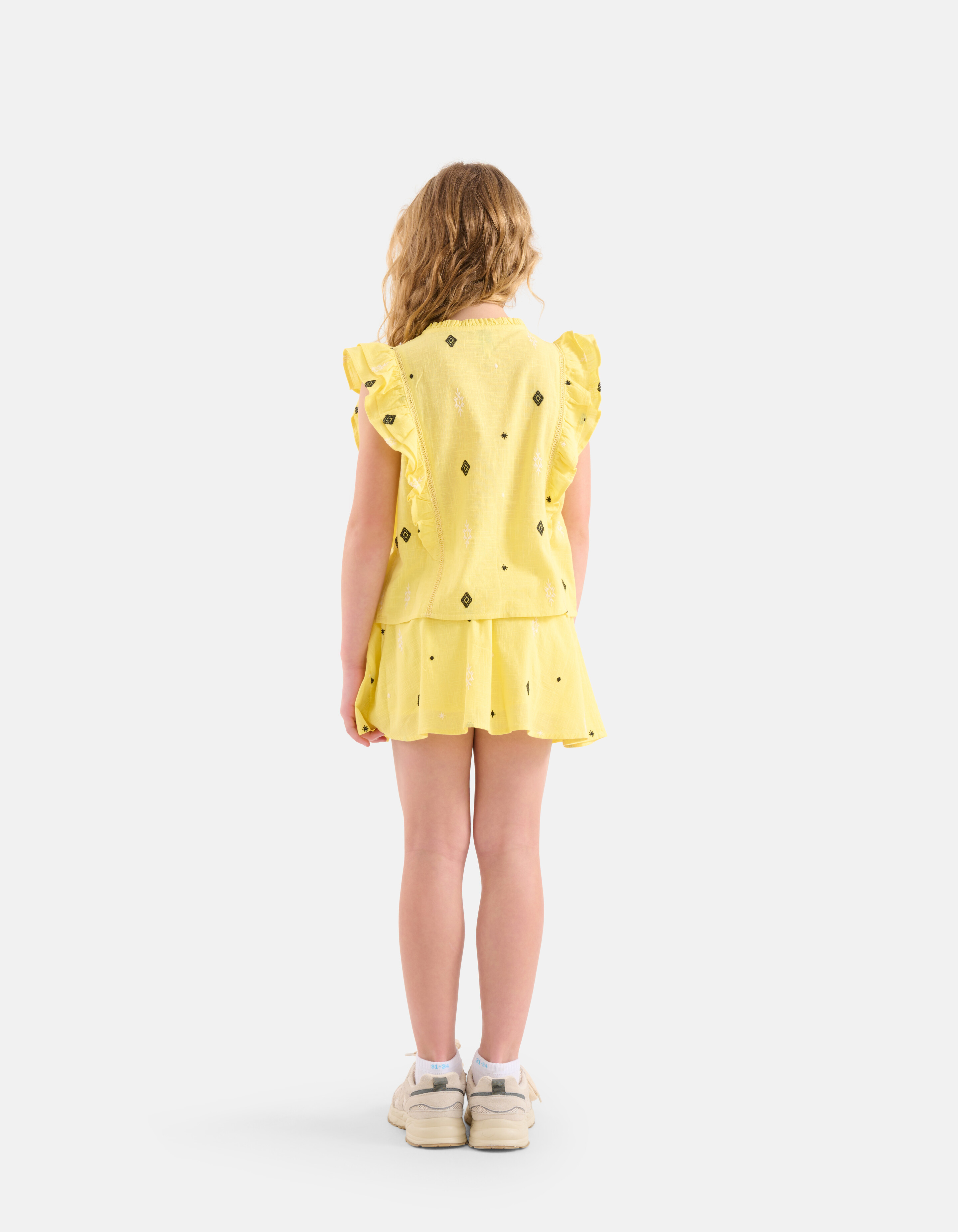 Bluse mit Stickerei Gelb SHOEBY GIRLS