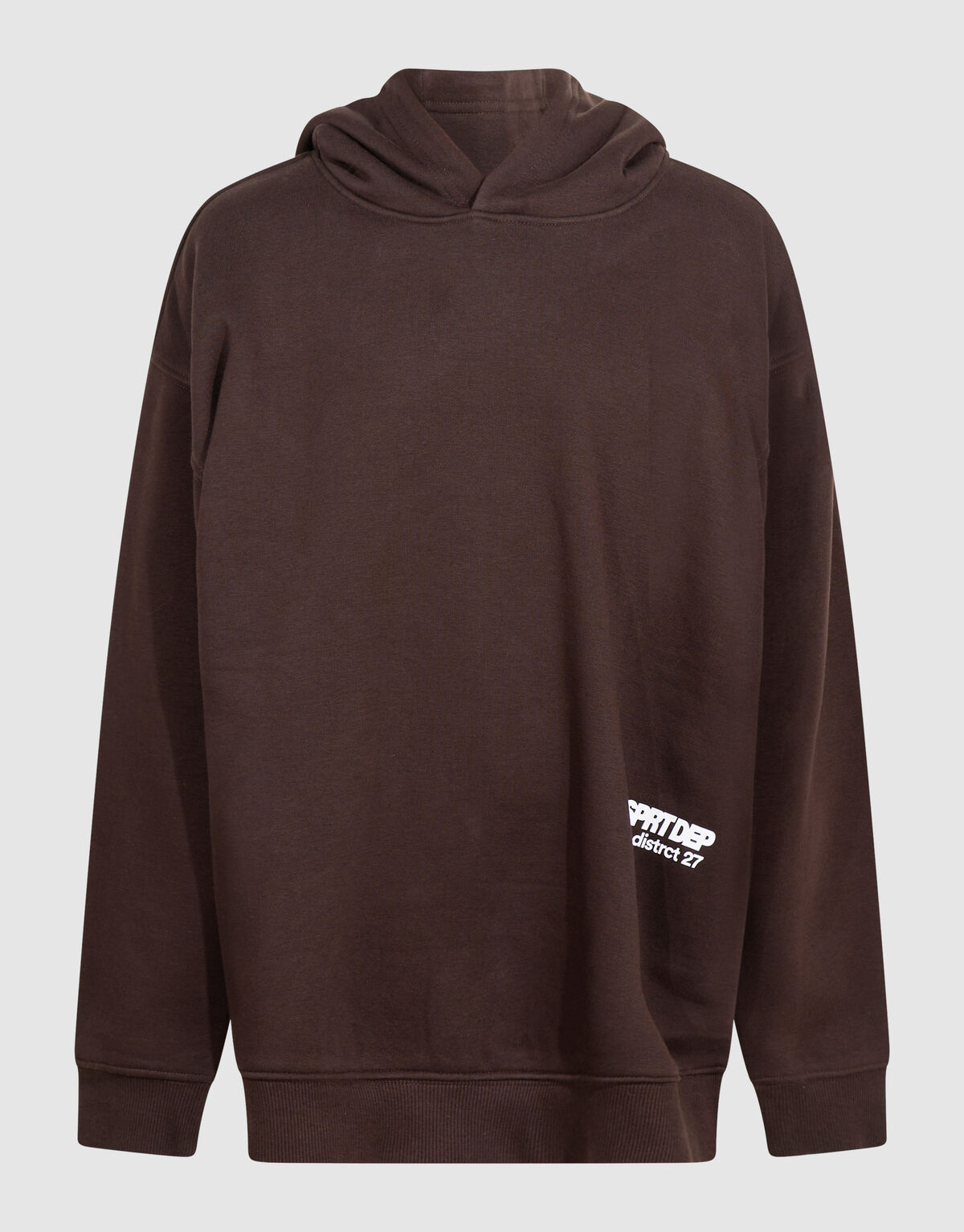 Minimal Hoodie Dunkelbraun SHOEBY BOYS