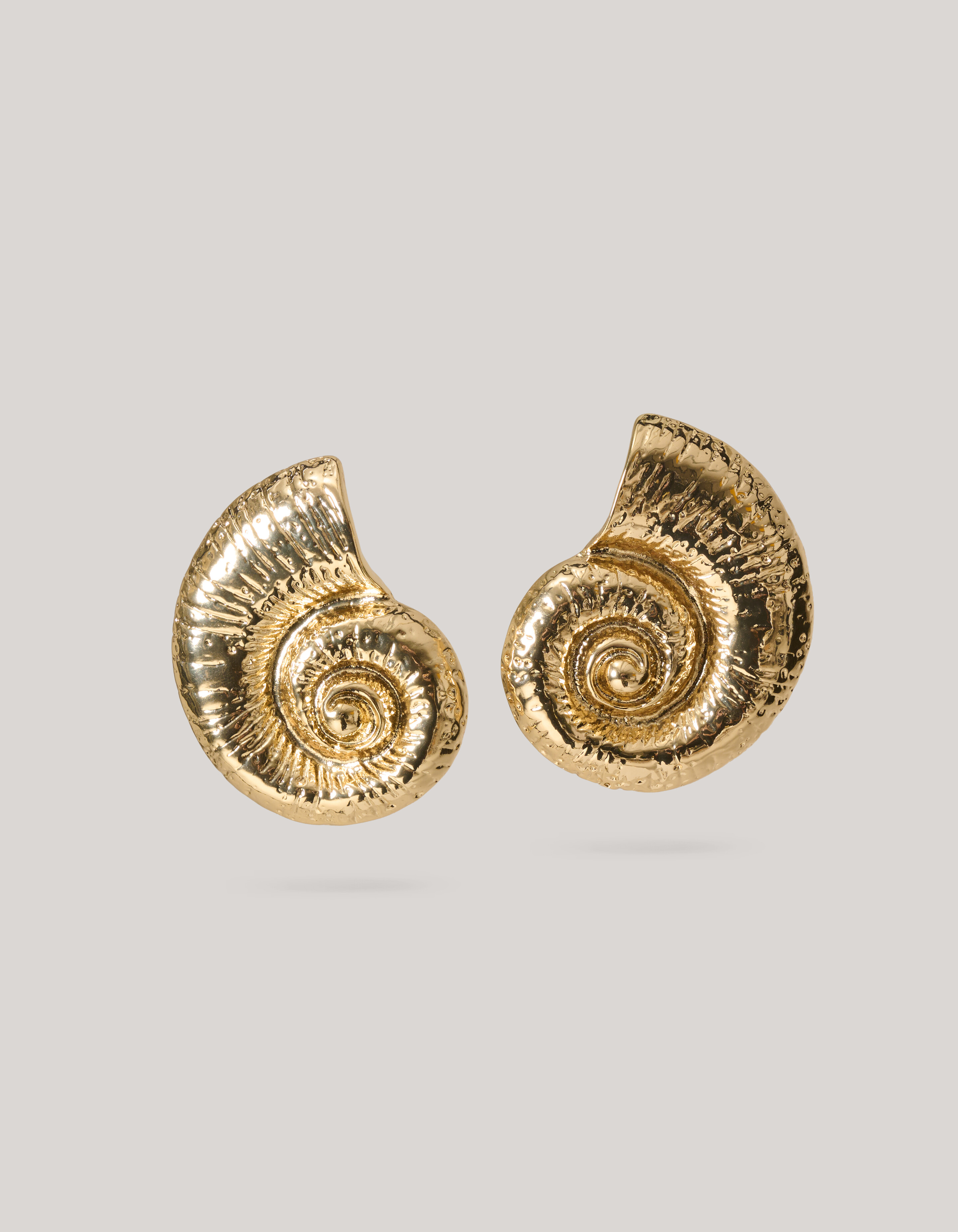 Muschelohrringe Gold SHOEBY ACCESSOIRES