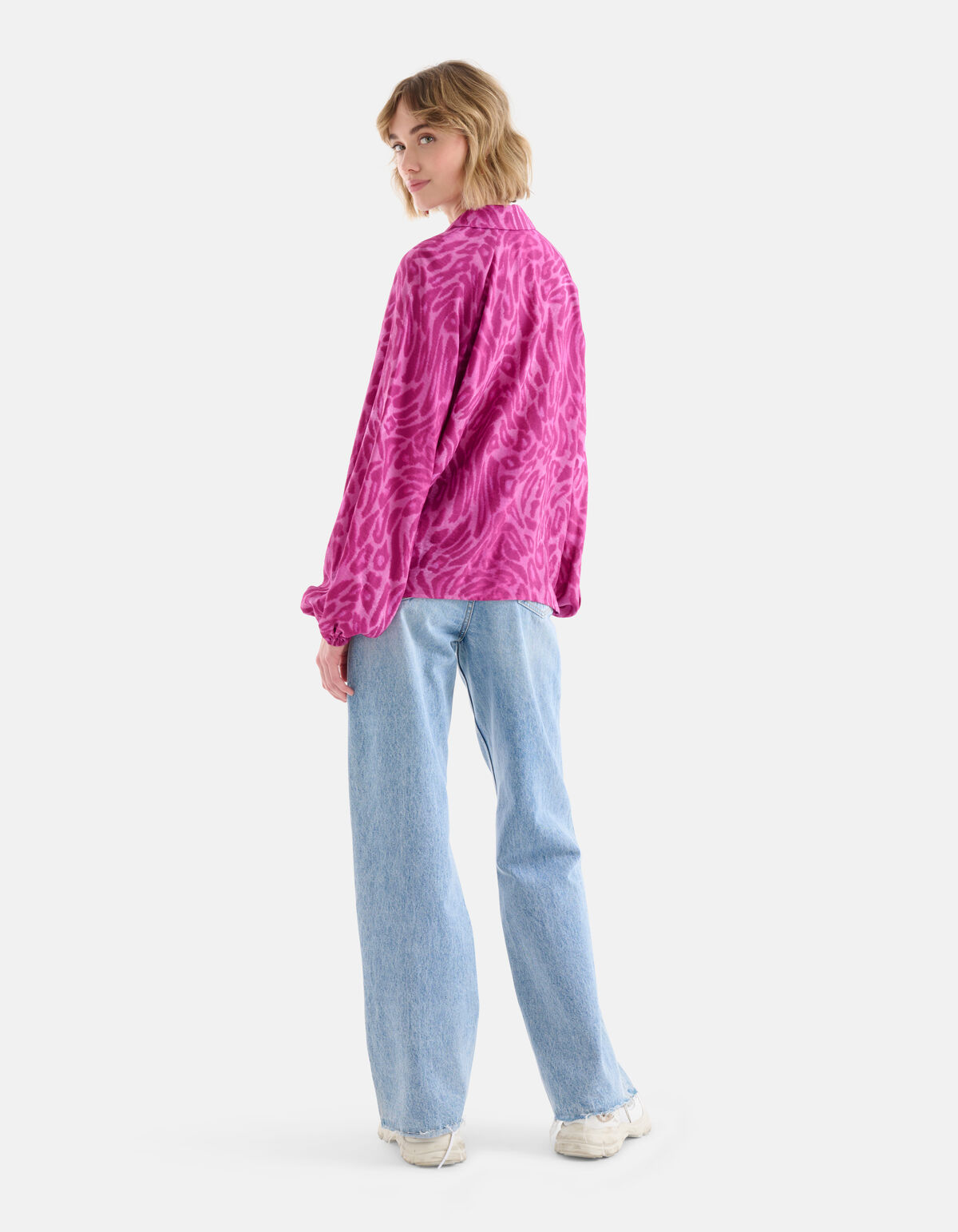 Bluse mit Leopardenmuster Rosa SHOEBY WOMEN