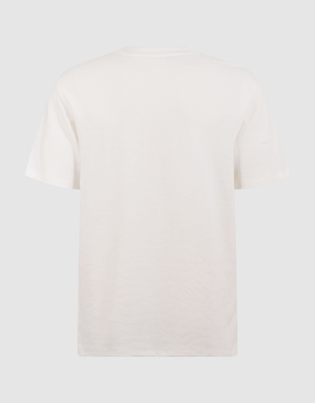 Spark Struktur T-Shirt Gebrochen Wei&szlig; SHOEBY MEN