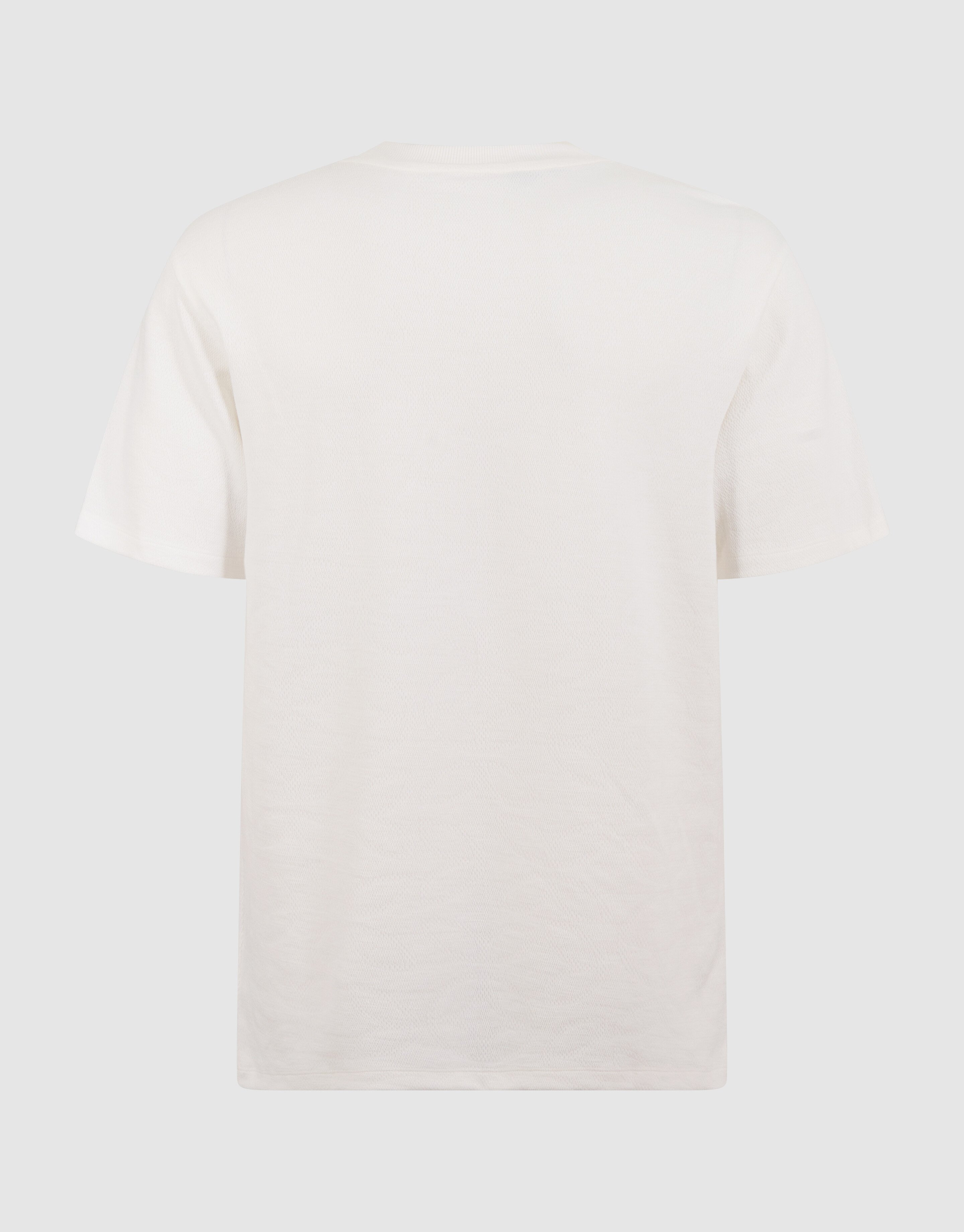 Spark Struktur T-Shirt Gebrochen Wei&szlig; SHOEBY MEN