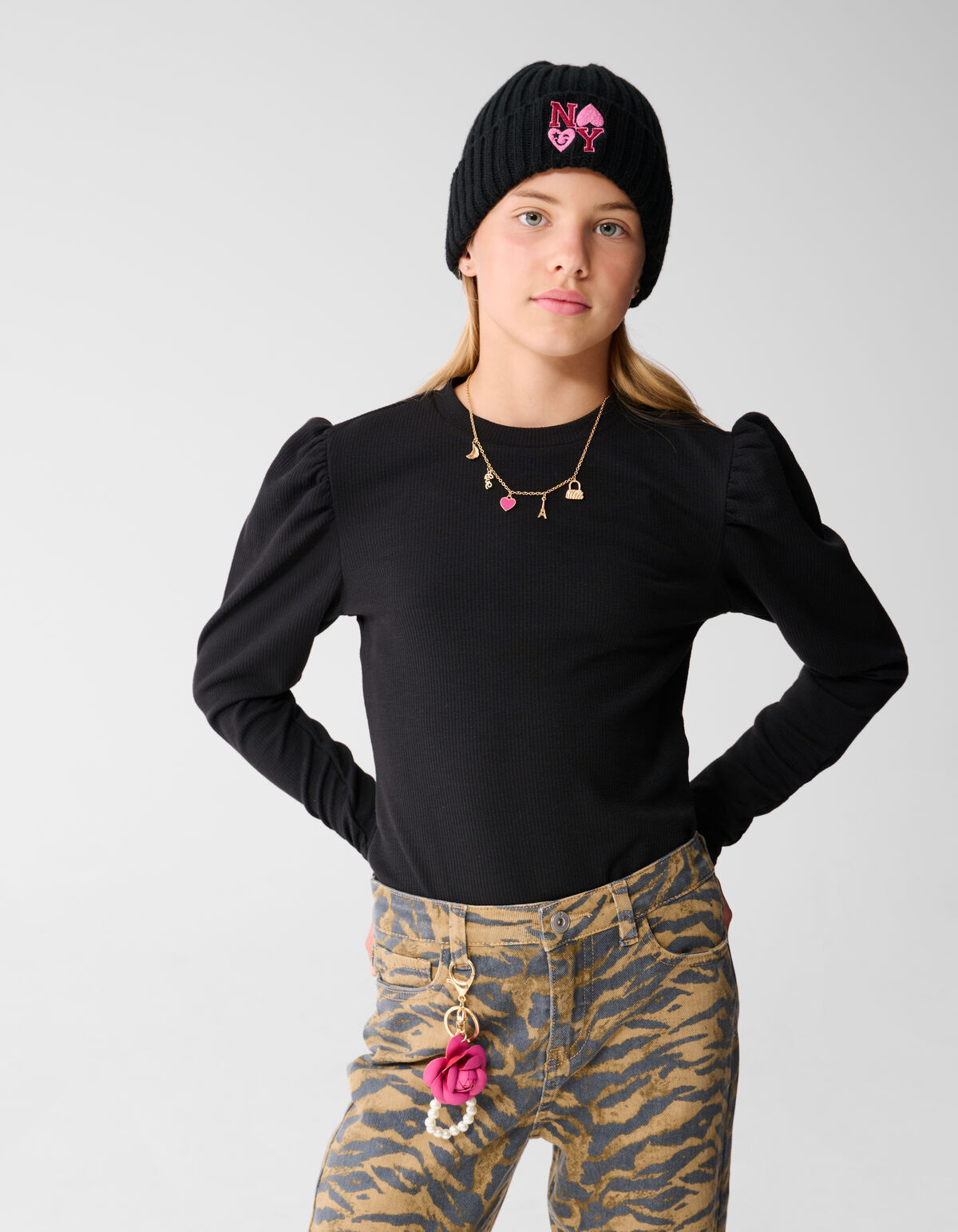 Puff Top Schwarz SHOEBY GIRLS