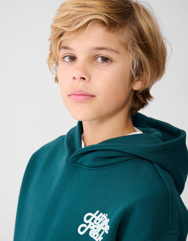 Hype Artwork Hoodie Dunkelgrün SHOEBY BOYS