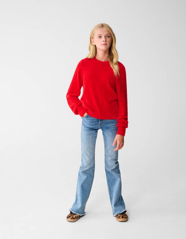 Weicher Pullover Rot SHOEBY GIRLS