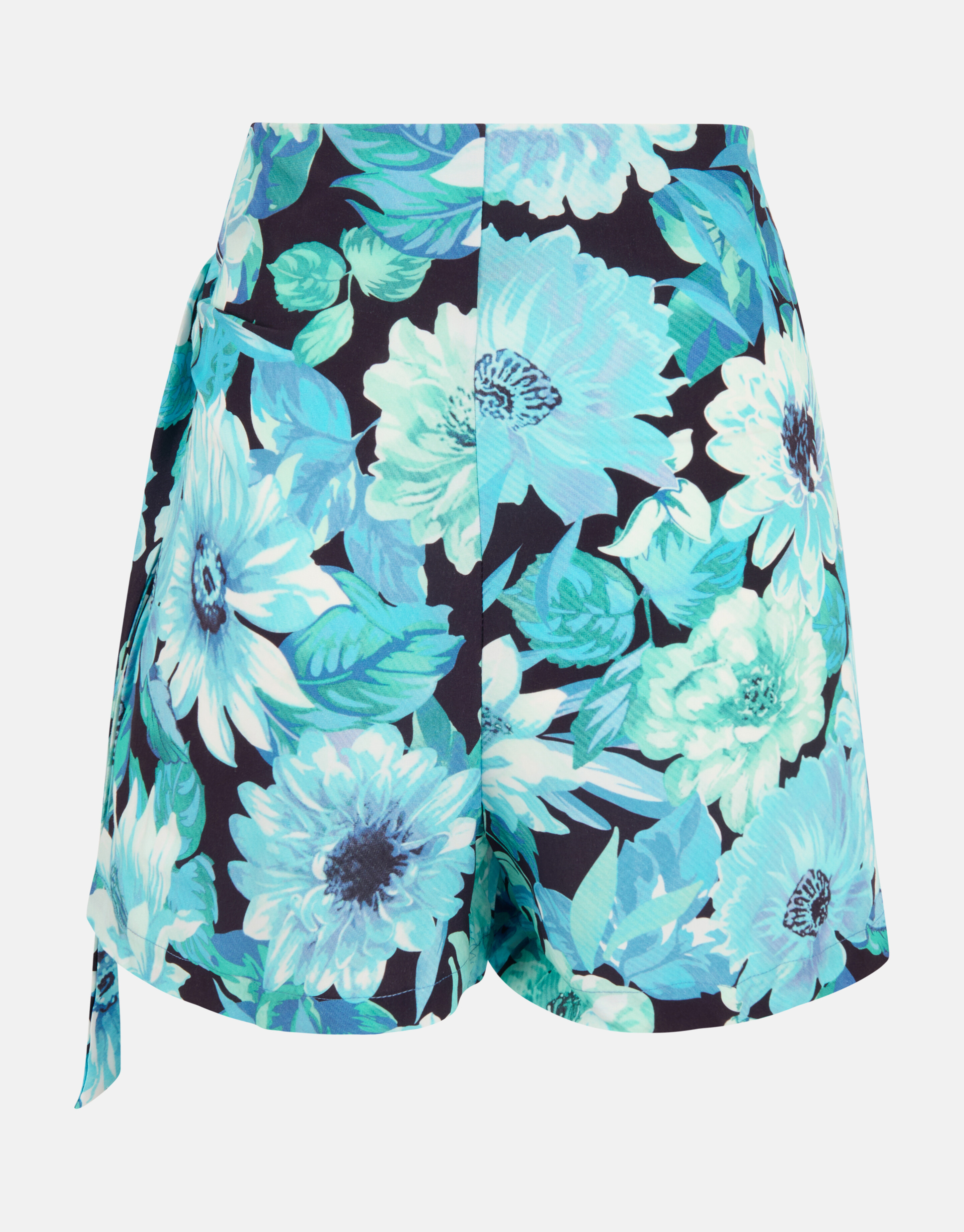 Skort mit Blumendruck Blau SHOEBY WOMEN