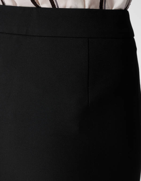 Maxirock Mit Kunstfell-Detail Schwarz By Mieke SHOEBY WOMEN