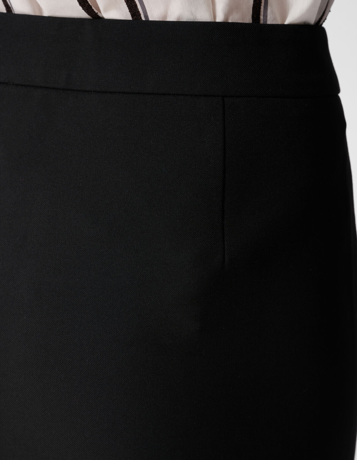 Maxirock Mit Kunstfell-Detail Schwarz By Mieke SHOEBY WOMEN