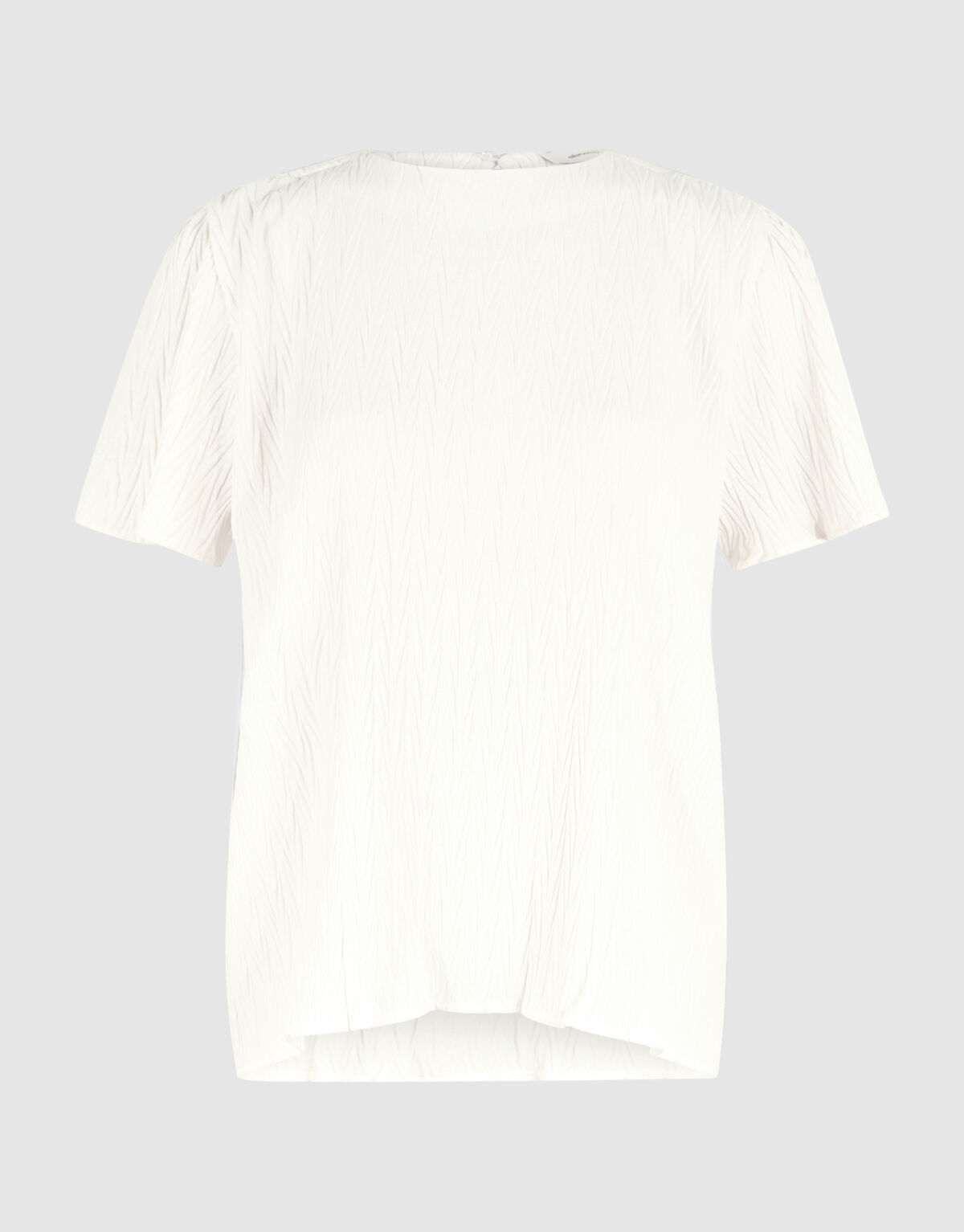 Crinkle Twist Top Off White SHOEBY WOMEN