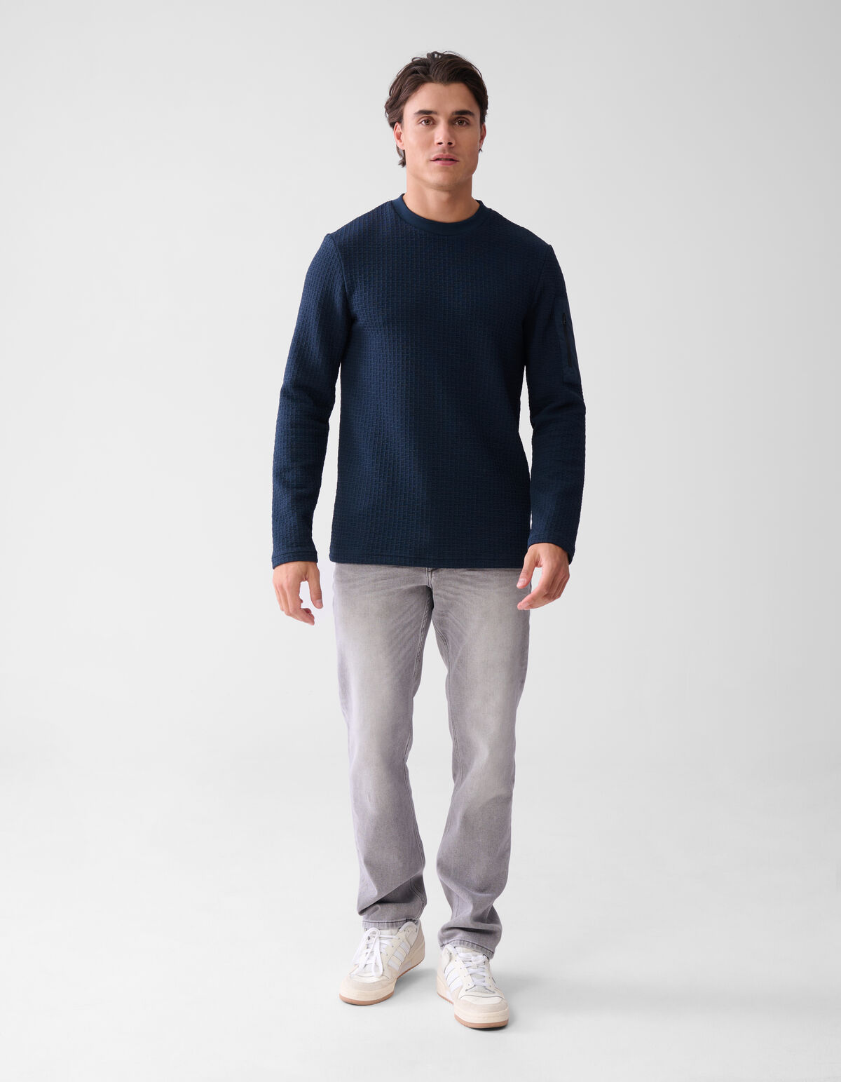 Straight Fit Jeans Grau L34 SHOEBY MEN