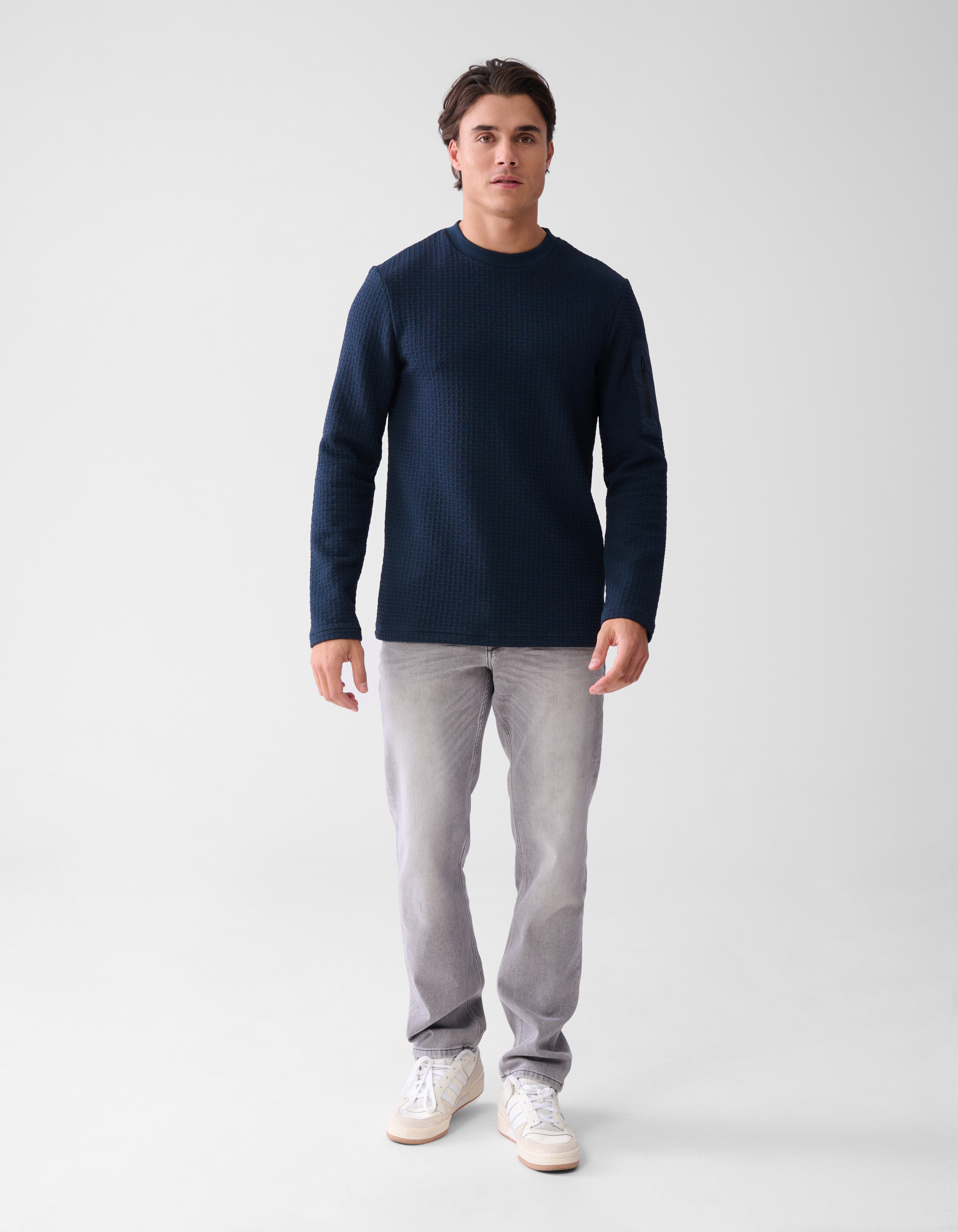Straight Fit Jeans Grau L34 SHOEBY MEN