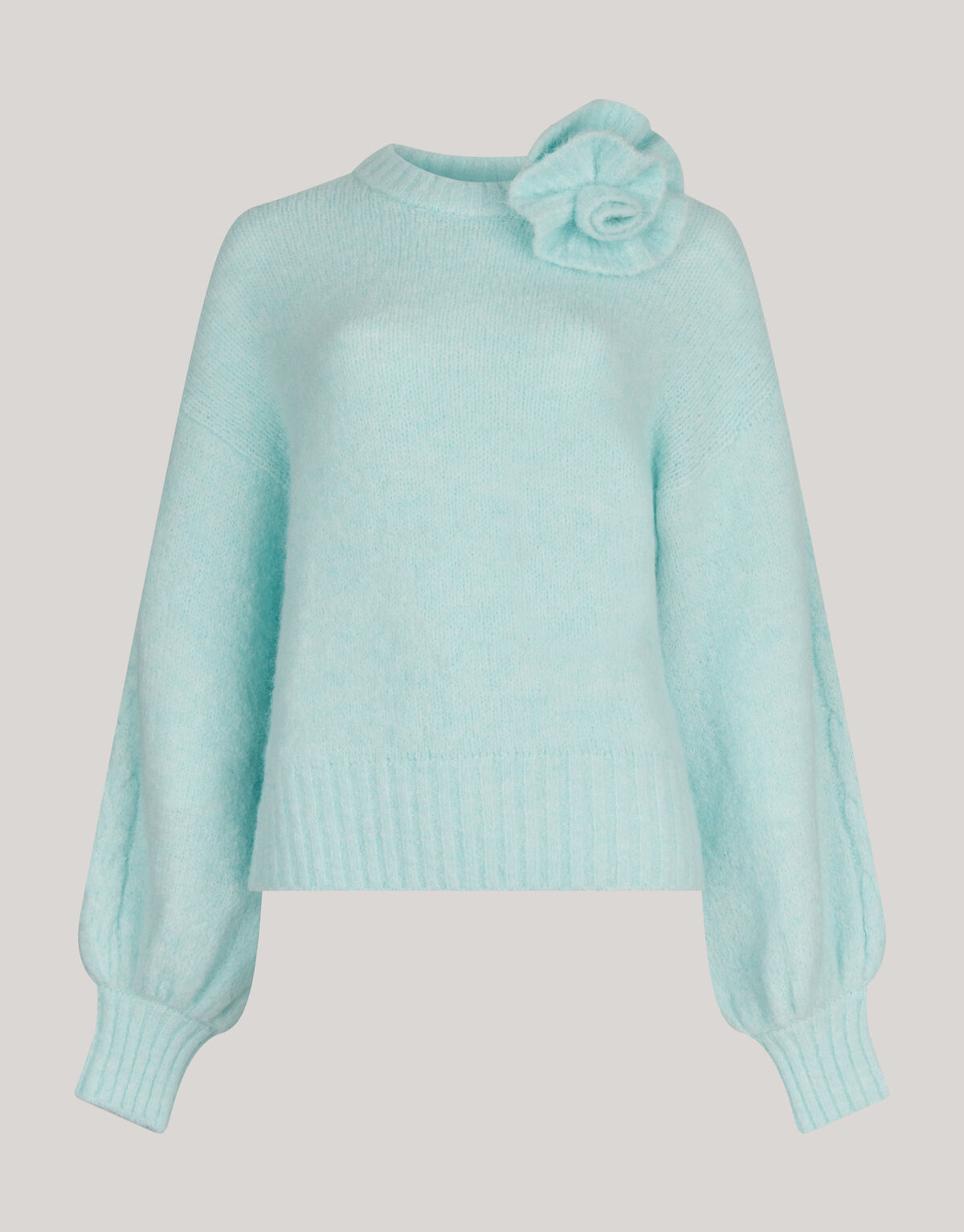 Blumen-Pullover Hellblau SHOEBY WOMEN