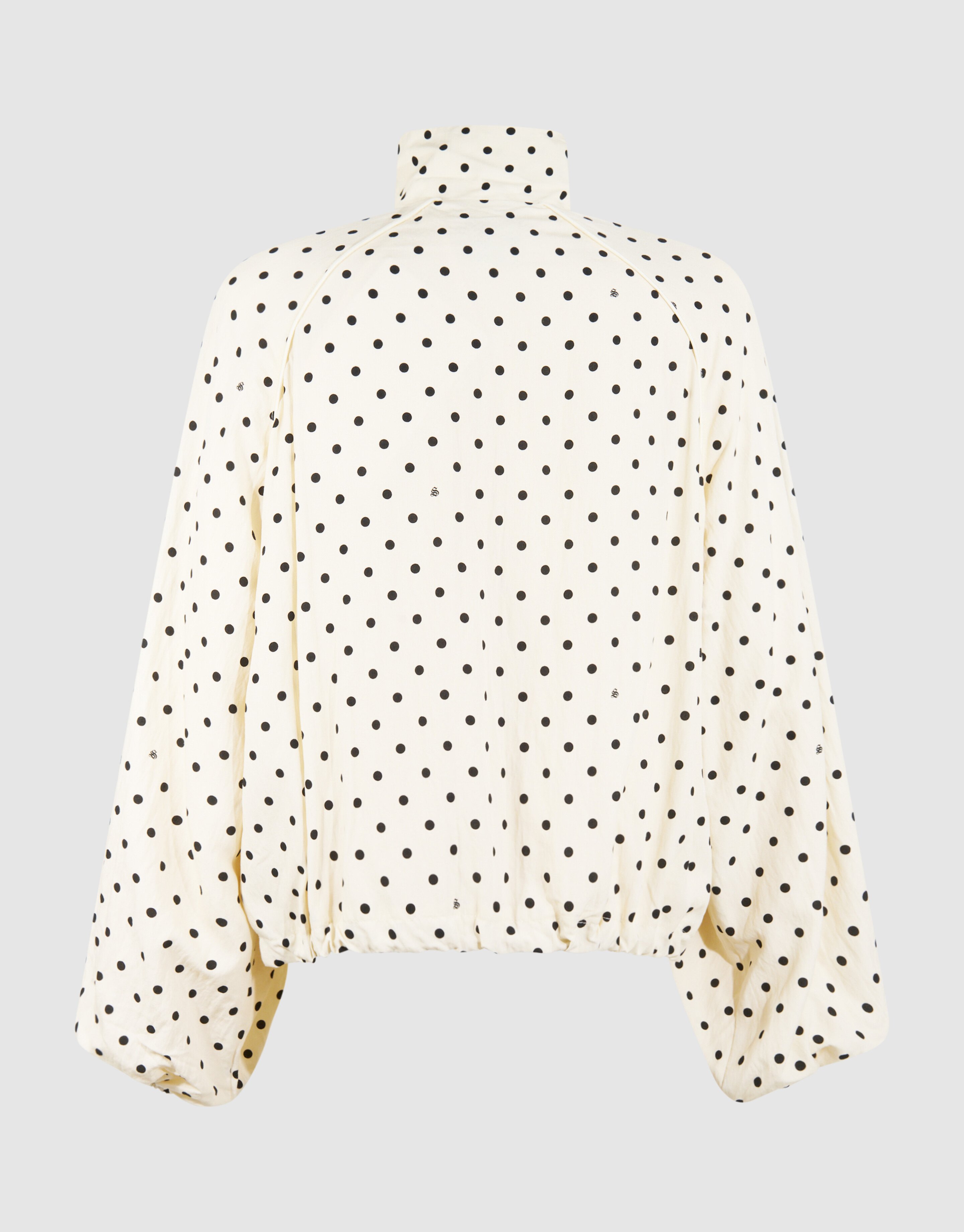 Oversized Polkadot Jack gebrochenes Wei&szlig; SHOEBY WOMEN