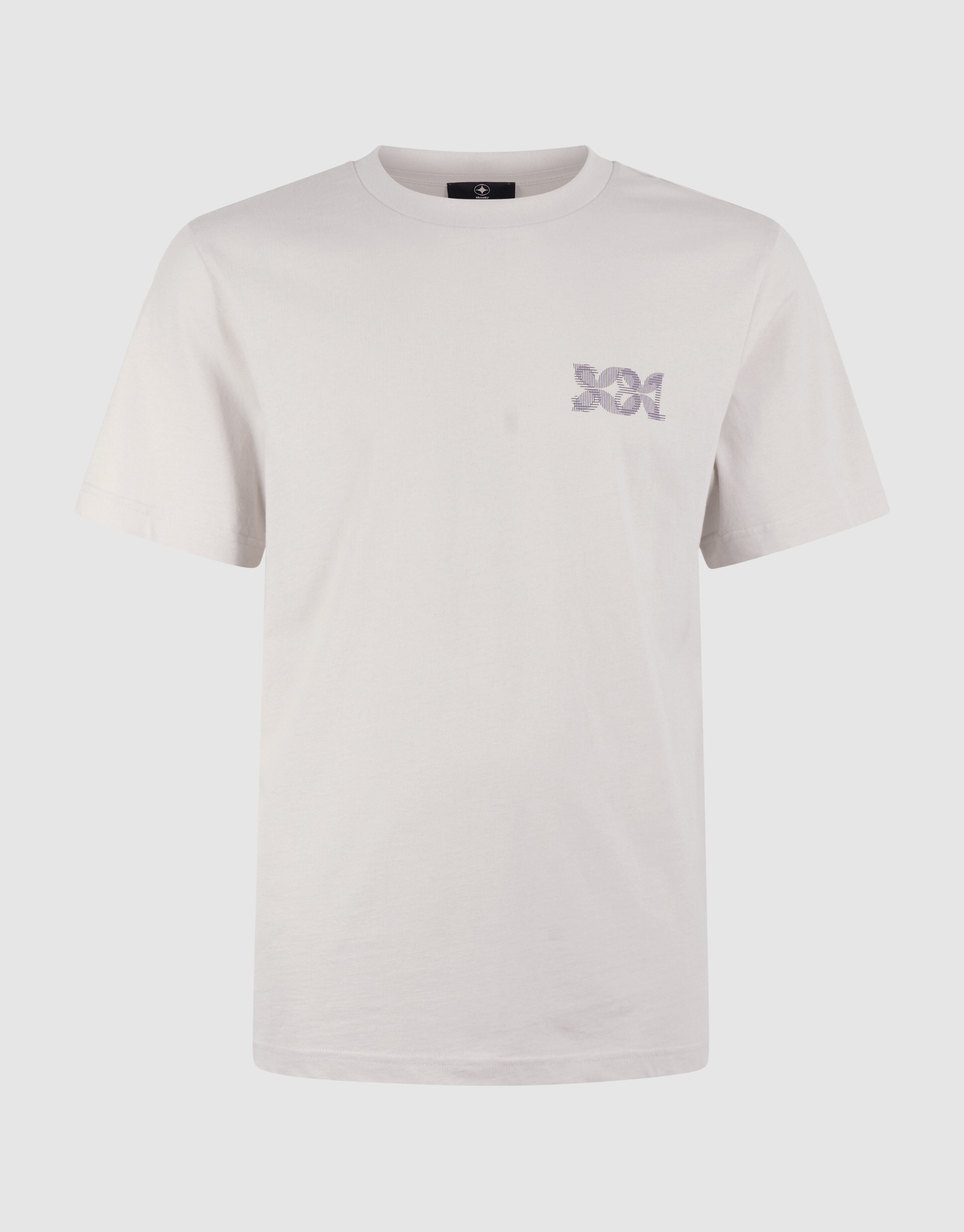 Stripe Mix T-Shirt Gebrochen Wei&szlig; SHOEBY MEN