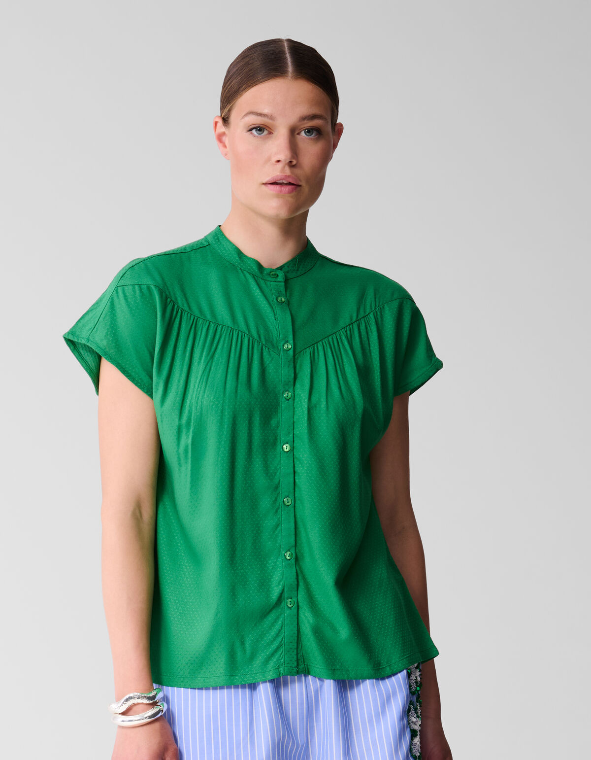 Struktur Top Grün SHOEBY WOMEN