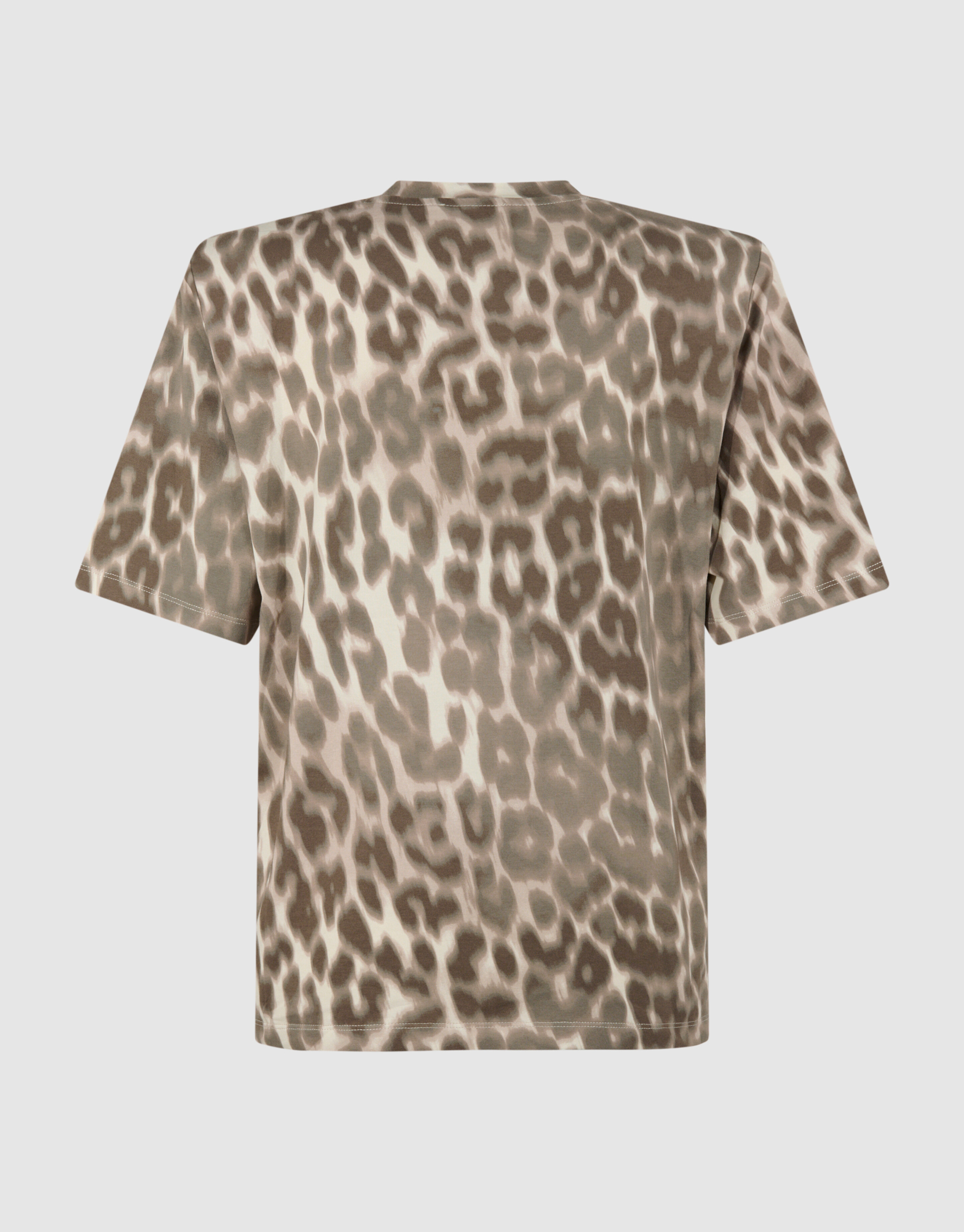 Leoparden-Stepp-T-Shirt Hellbraun SHOEBY WOMEN