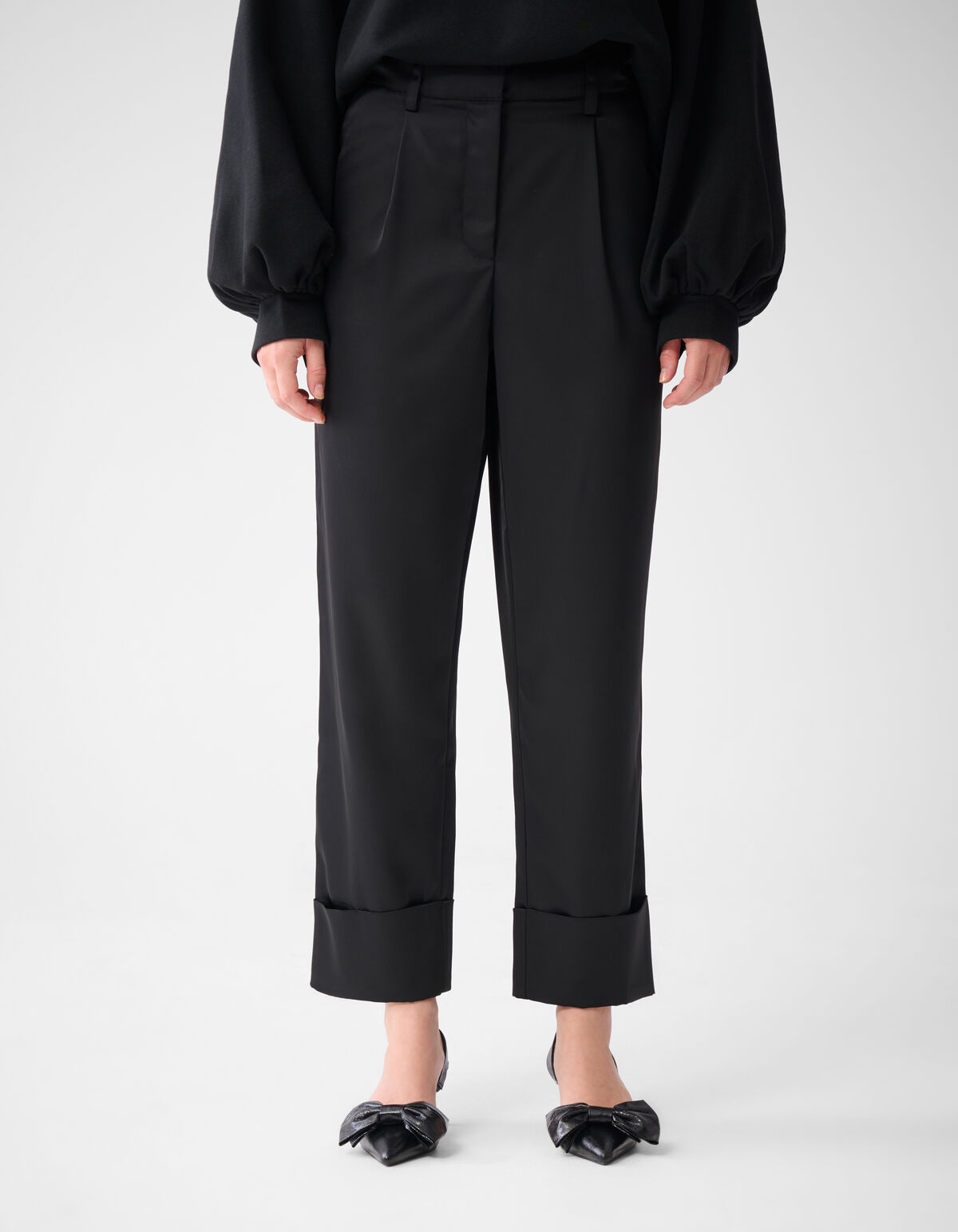 Satinhose Schwarz von Lonneke SHOEBY WOMEN