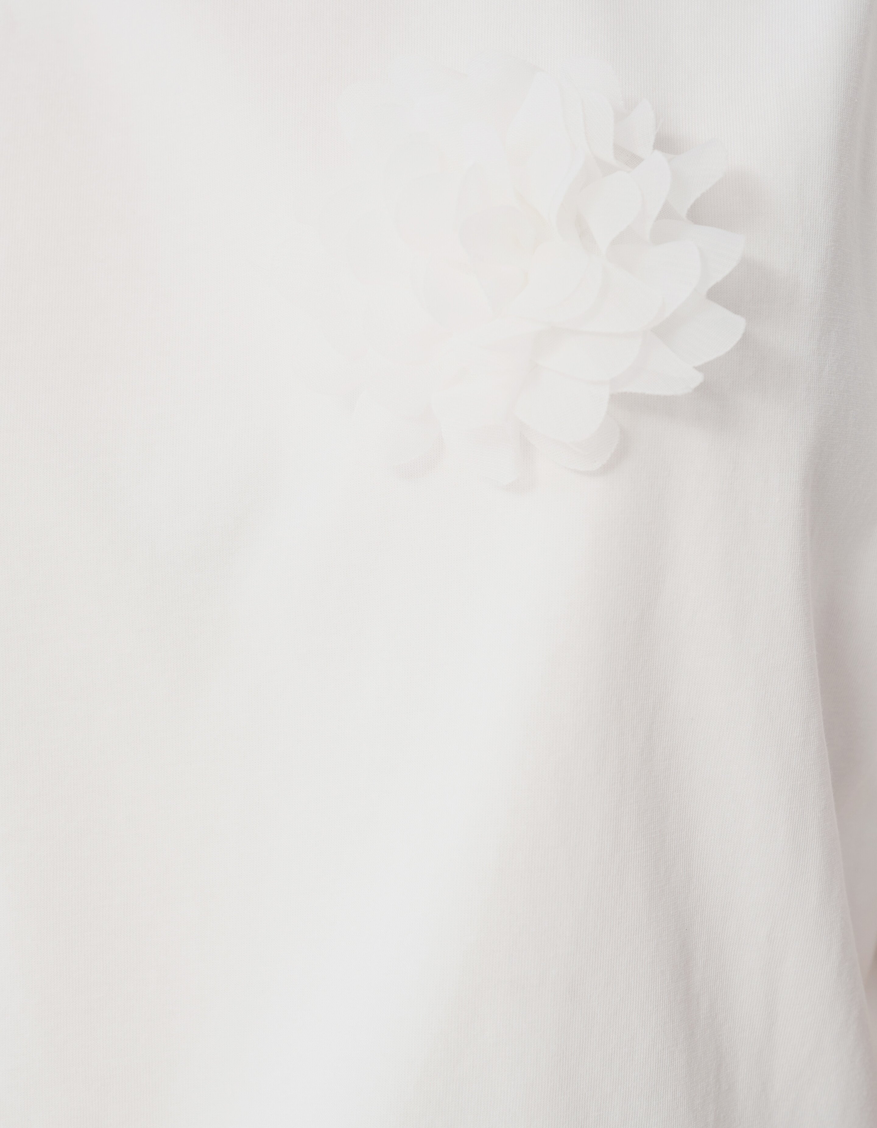 Übergroßes Blumen-T-Shirt Weiß von Lizzy SHOEBY WOMEN