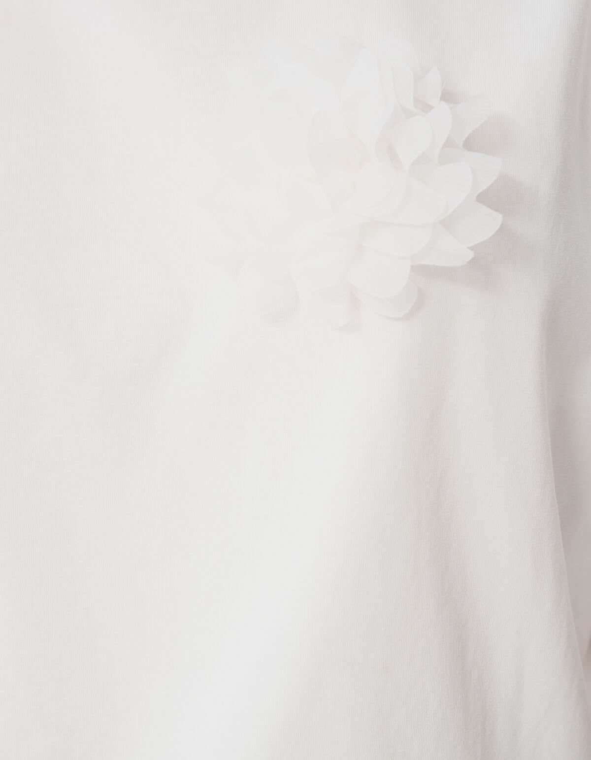 Übergroßes Blumen-T-Shirt Weiß von Lizzy SHOEBY WOMEN