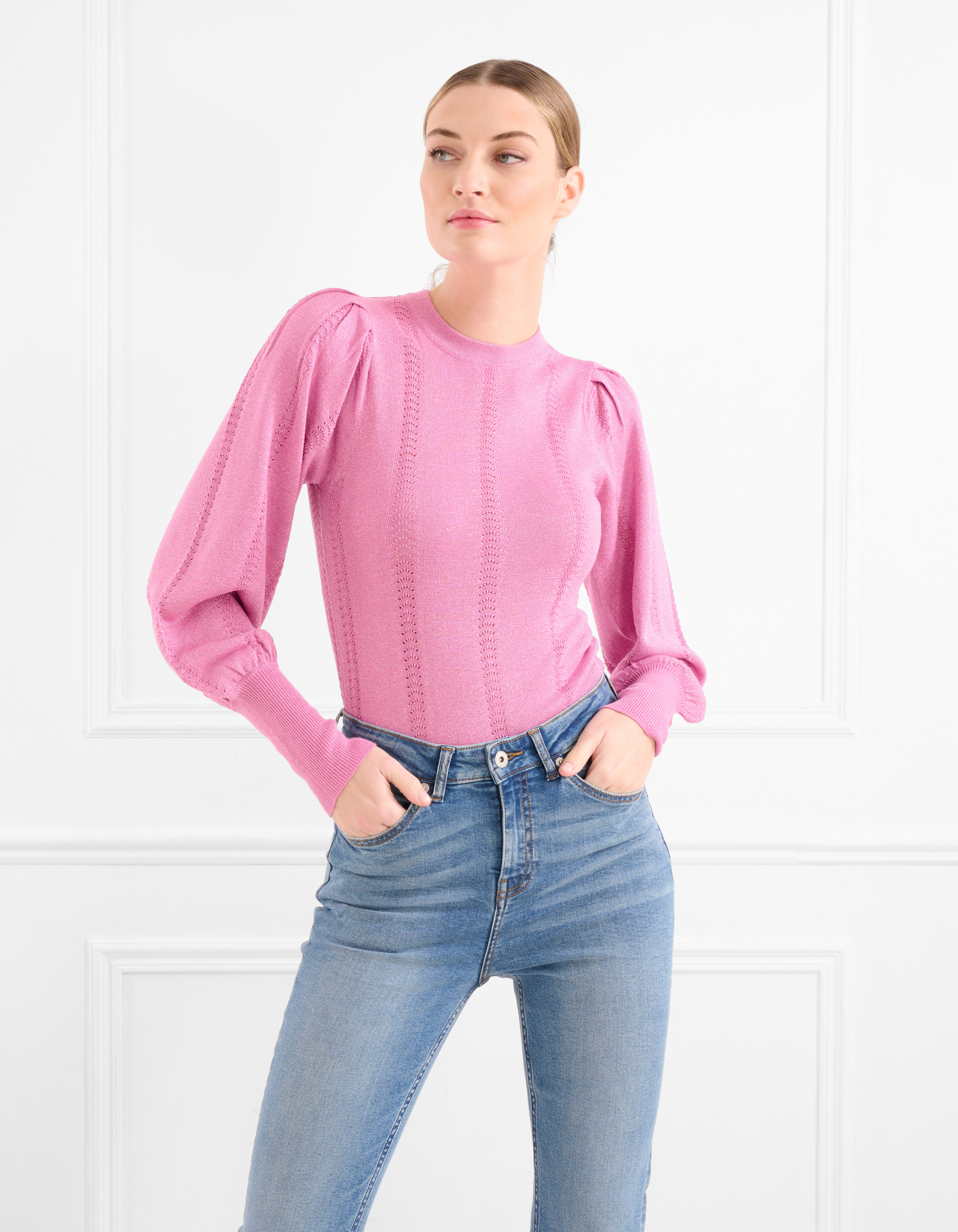 Glitter Top Roze SHOEBY WOMEN