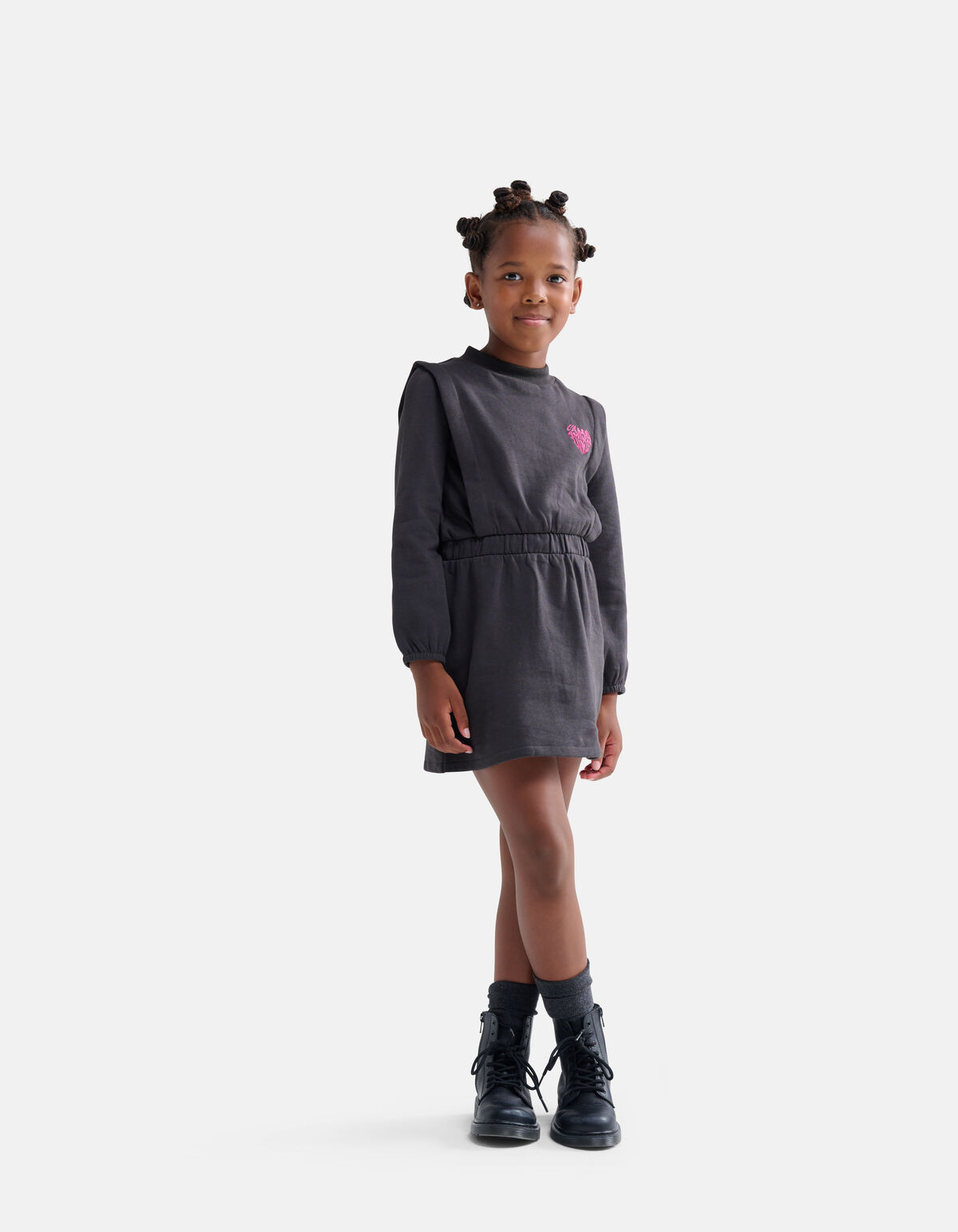 Pulloverkleid Dunkelgrau SHOEBY GIRLS