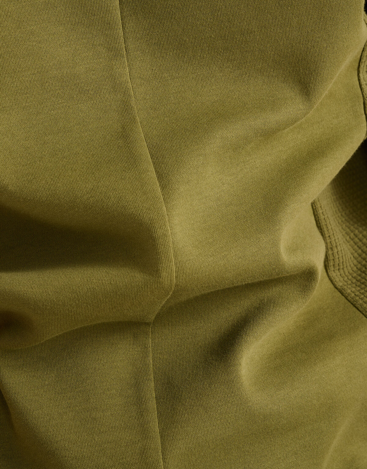 Textur-T-Shirt Olivgrün SHOEBY MEN