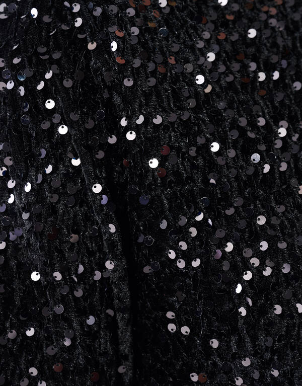 Sequin Mini Dress Black SHOEBY WOMEN