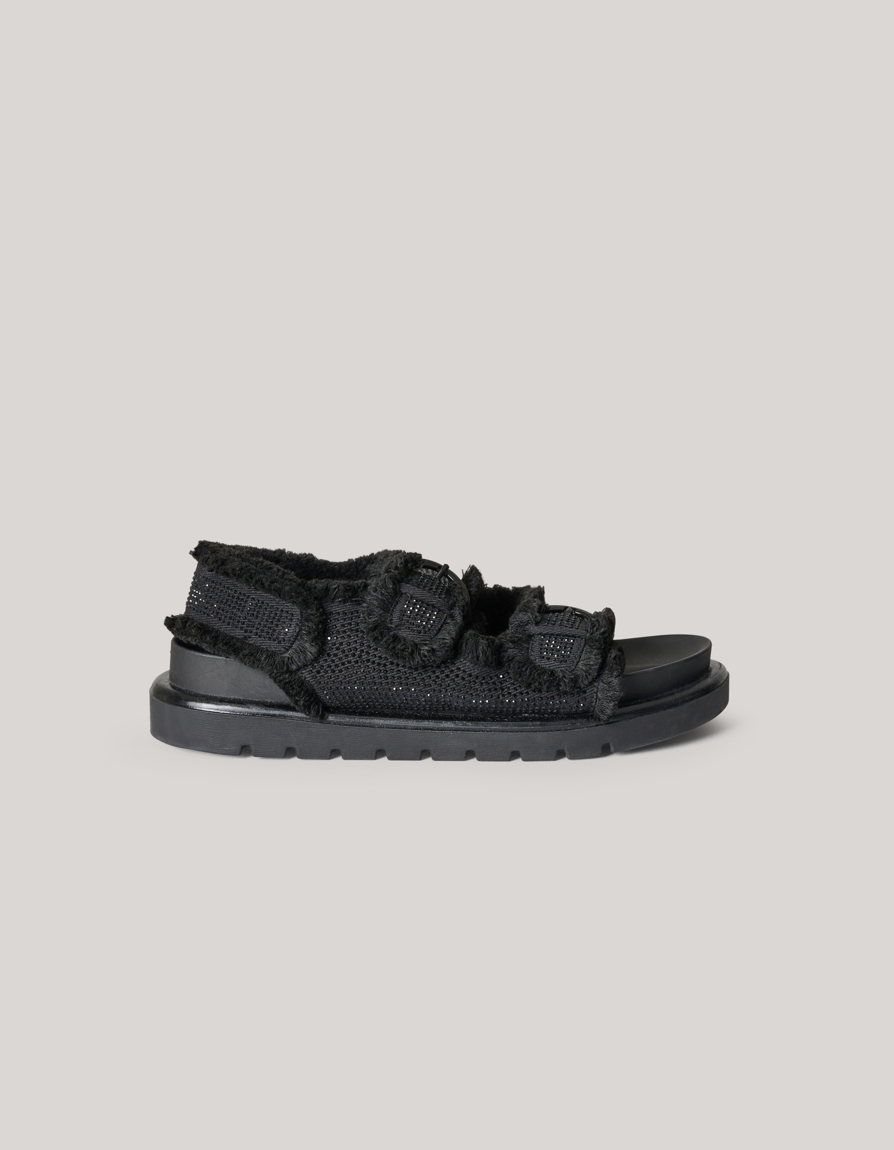 Strass-Sandalen Schwarz SHOEBY SHOES