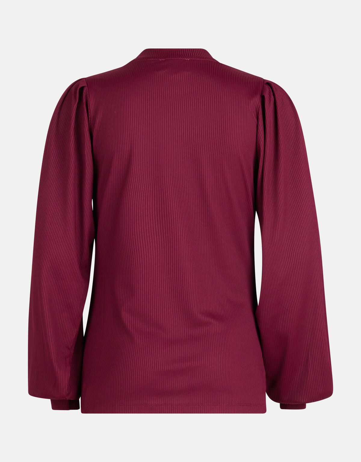 Langärmeliges T-Shirt Dunkelrot SHOEBY WOMEN