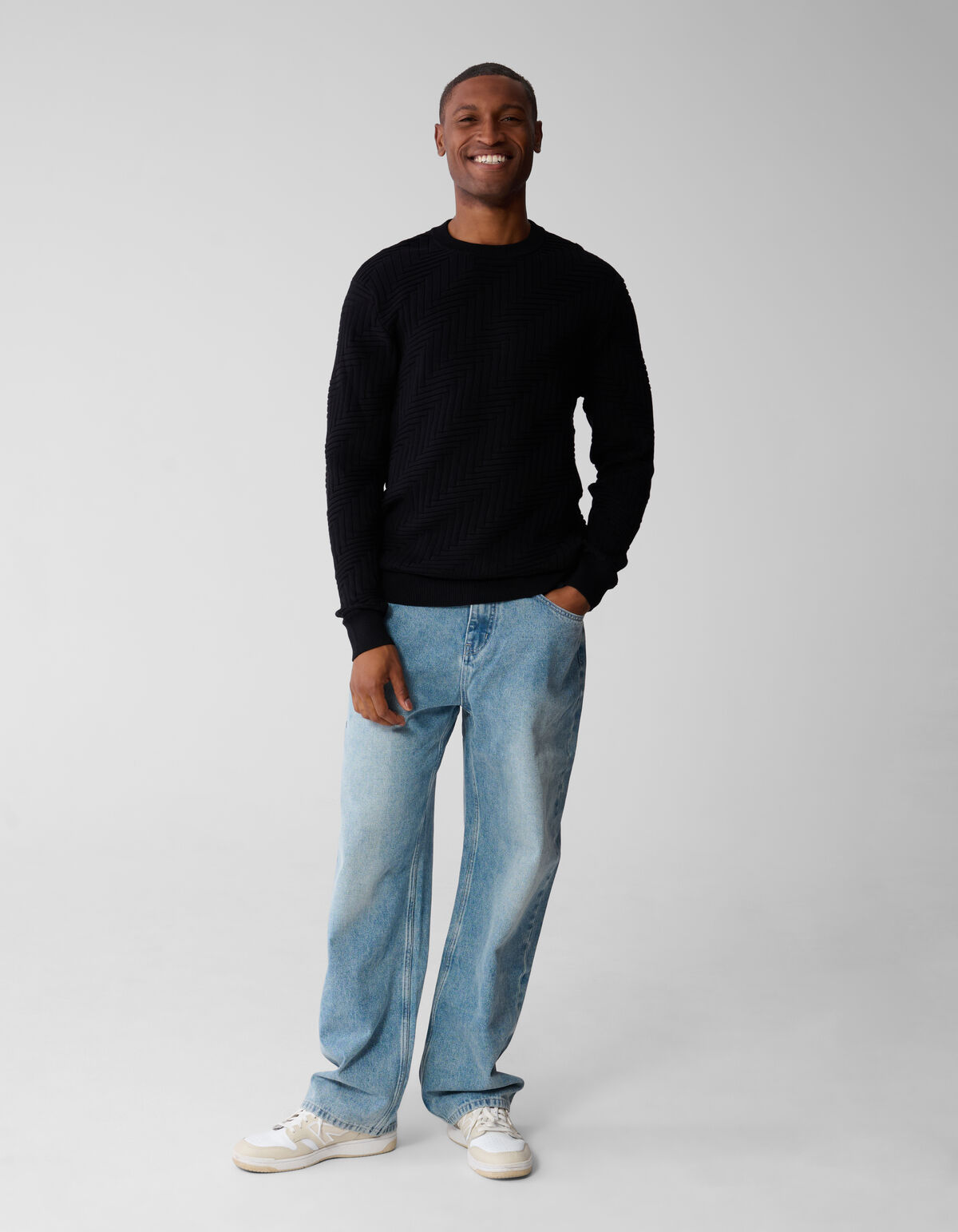Baggy Fit Jeans Mediumstone SHOEBY MEN