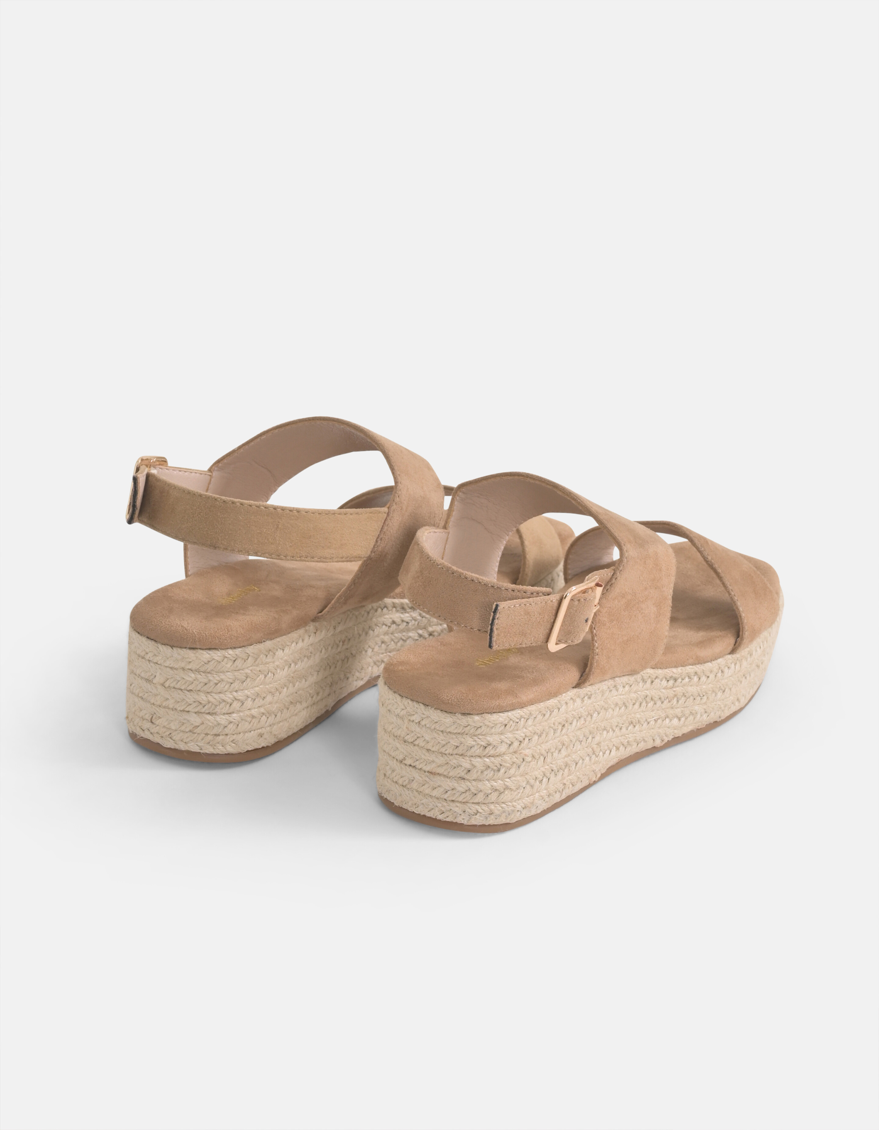 Espadrilles mit Keilabsatz Beige SHOEBY SHOES