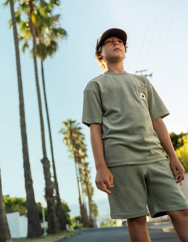 Frottee-Langarmshirt Hellgr&uuml;n SHOEBY BOYS