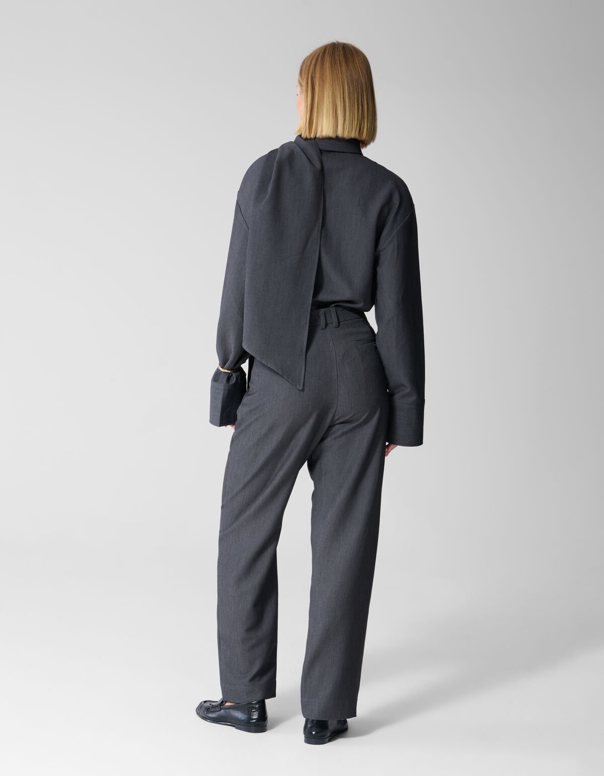 Tailored Slim Fit Hose Dunkelgrau By Lonneke SHOEBY WOMEN