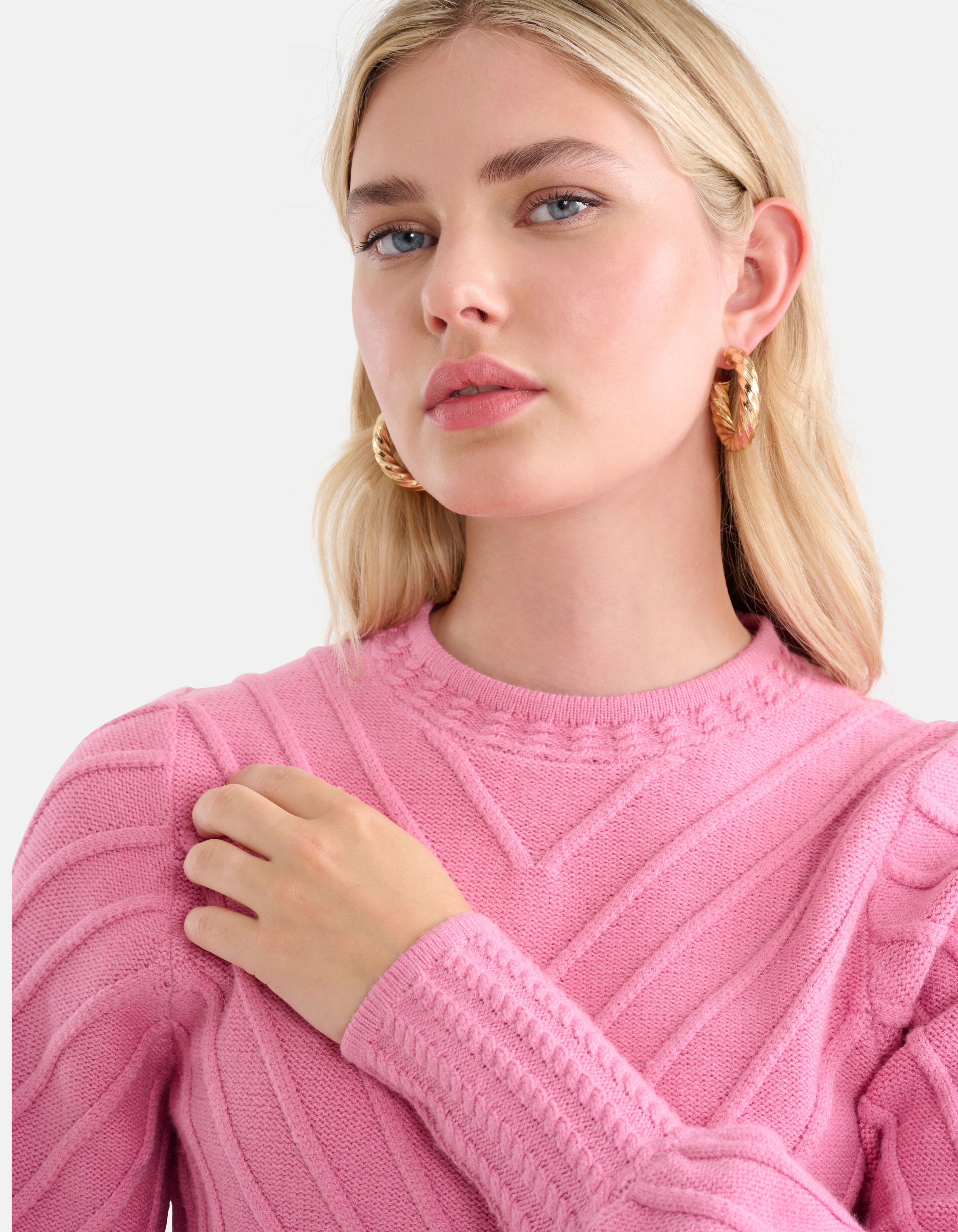 Diagonaler Pullover Rosa SHOEBY WOMEN