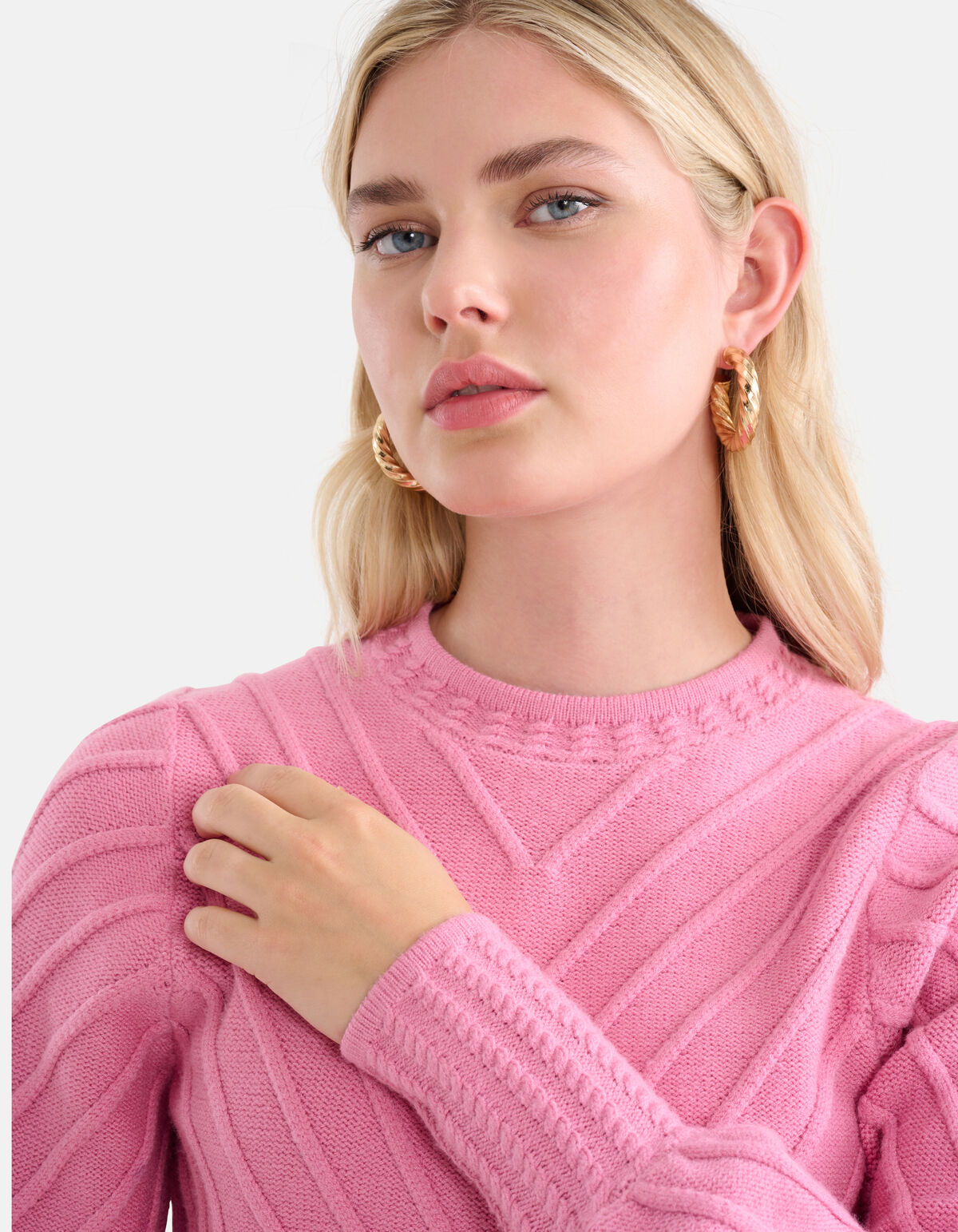 Diagonaler Pullover Rosa SHOEBY WOMEN