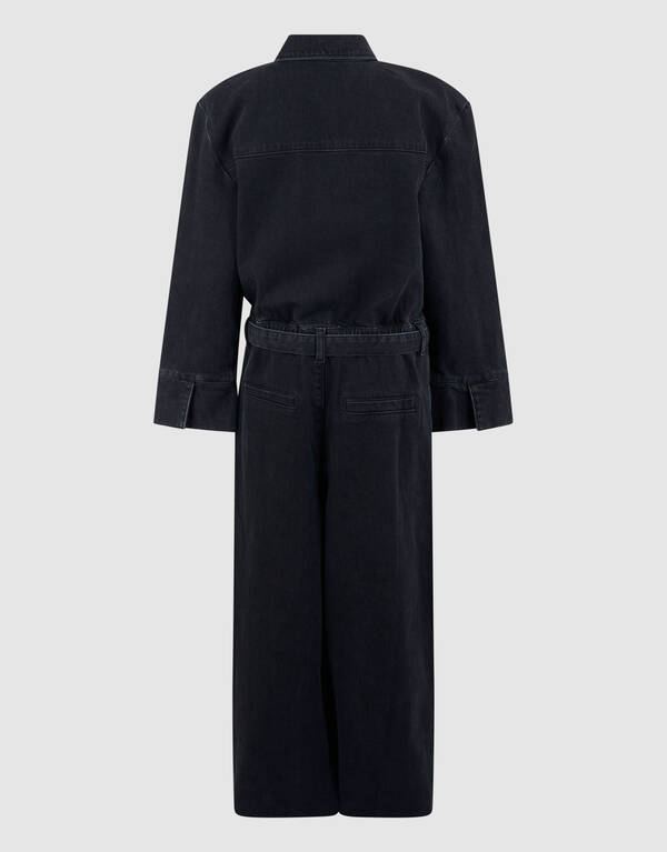 Denim-Jumpsuit Schwarz SHOEBY GIRLS