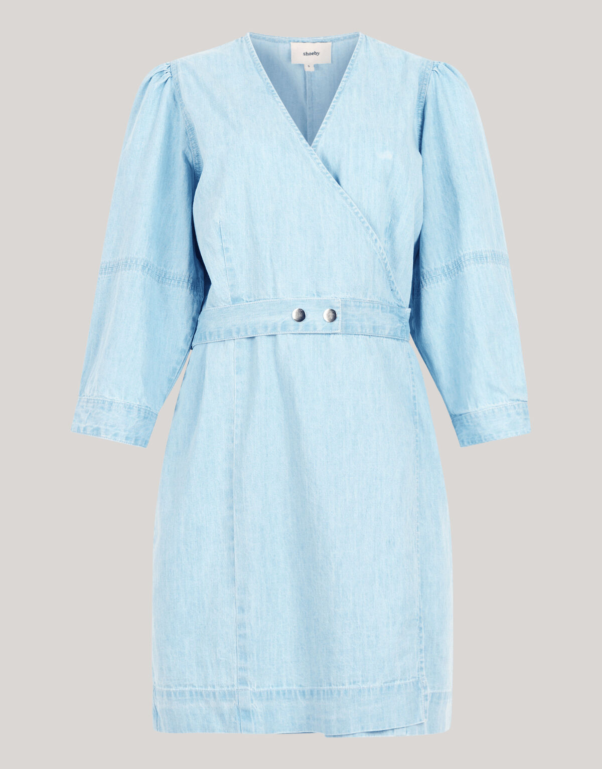 Denim Minikleid Hellblau SHOEBY WOMEN