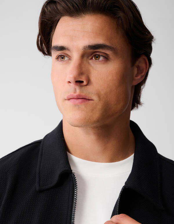 Sweat Bomber Jacke Schwarz SHOEBY MEN