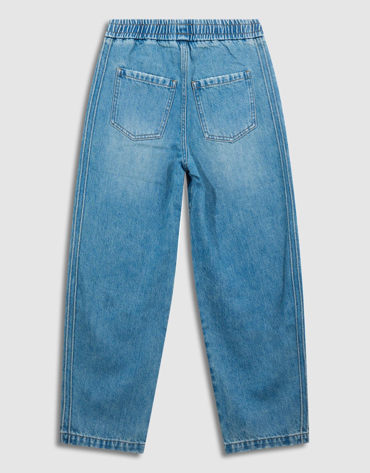 Sportliche Baggy-Fit-Jeans, mittelgrau SHOEBY BOYS