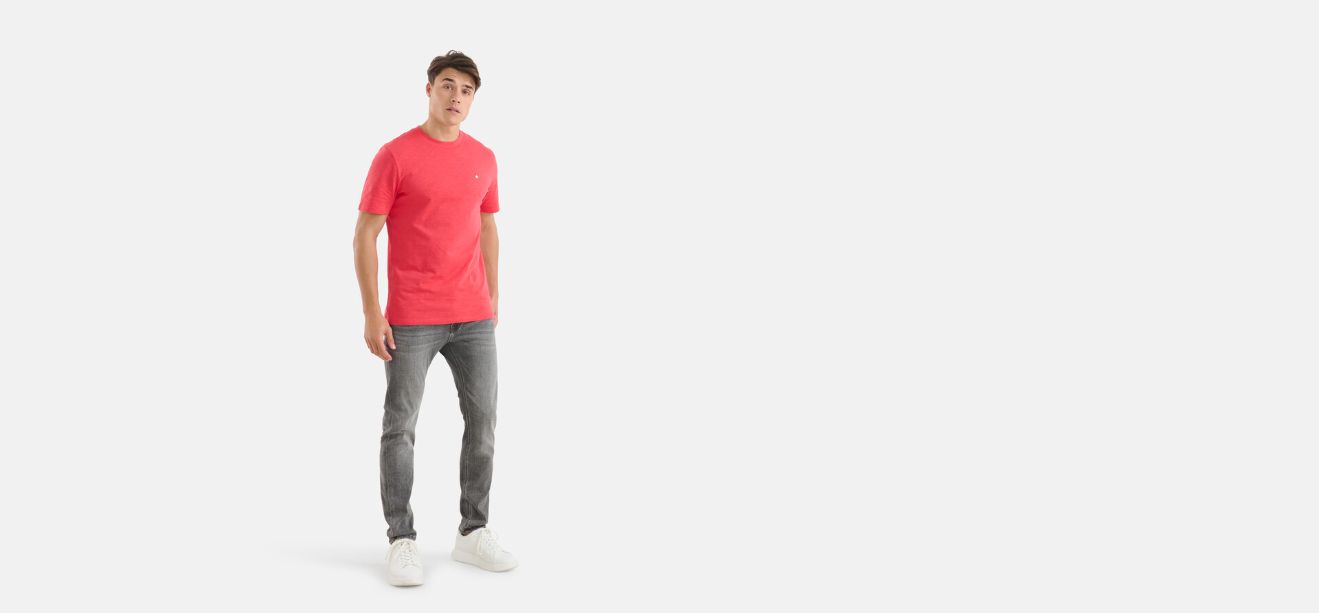 Schmale Jog-Jeans Grau L32 SHOEBY MEN