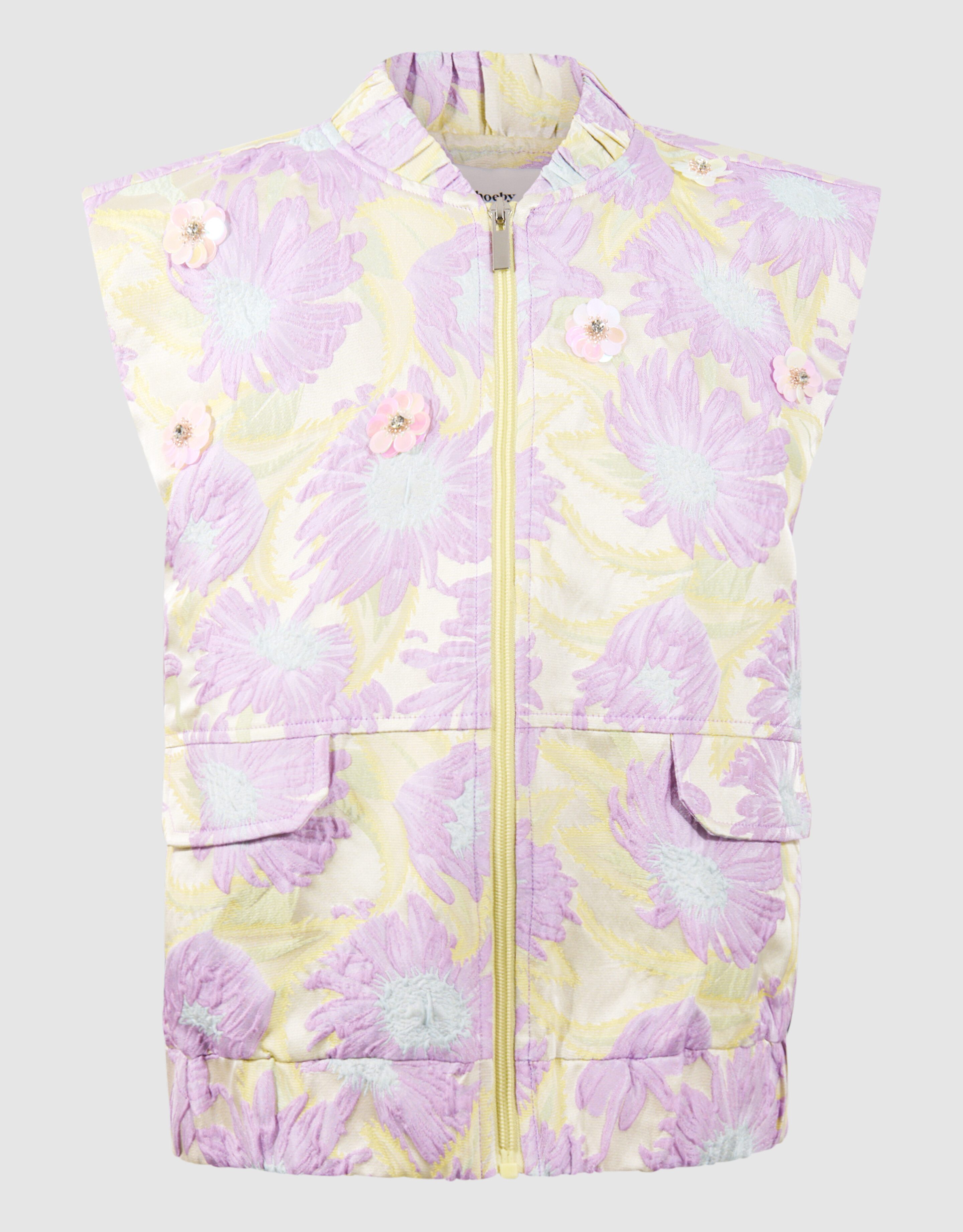 Verzierte Bomberweste Hellviolett SHOEBY GIRLS