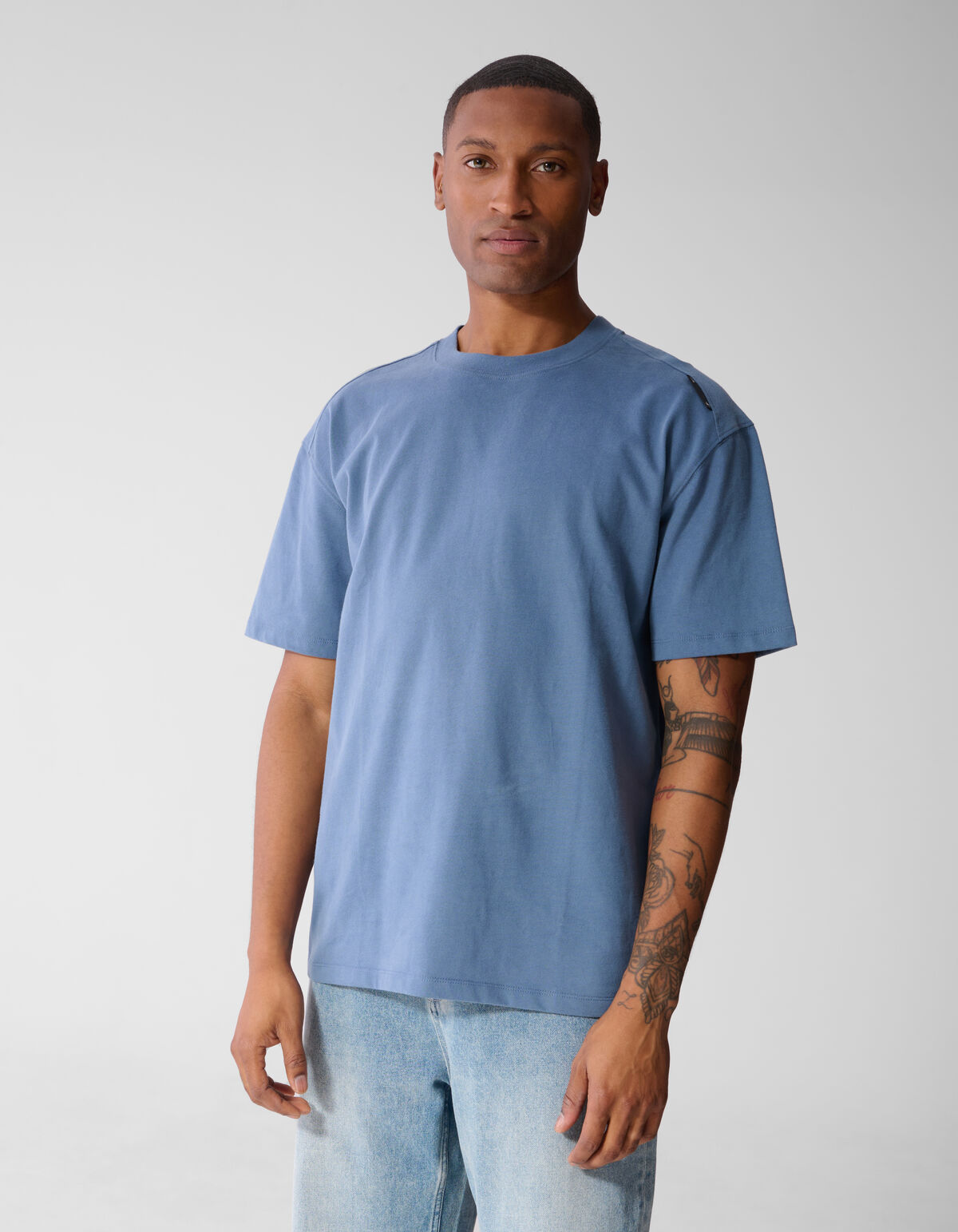 Soft Label T-shirt Blauw SHOEBY MEN