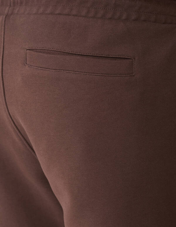Pique-Shorts Dunkelbraun SHOEBY MEN